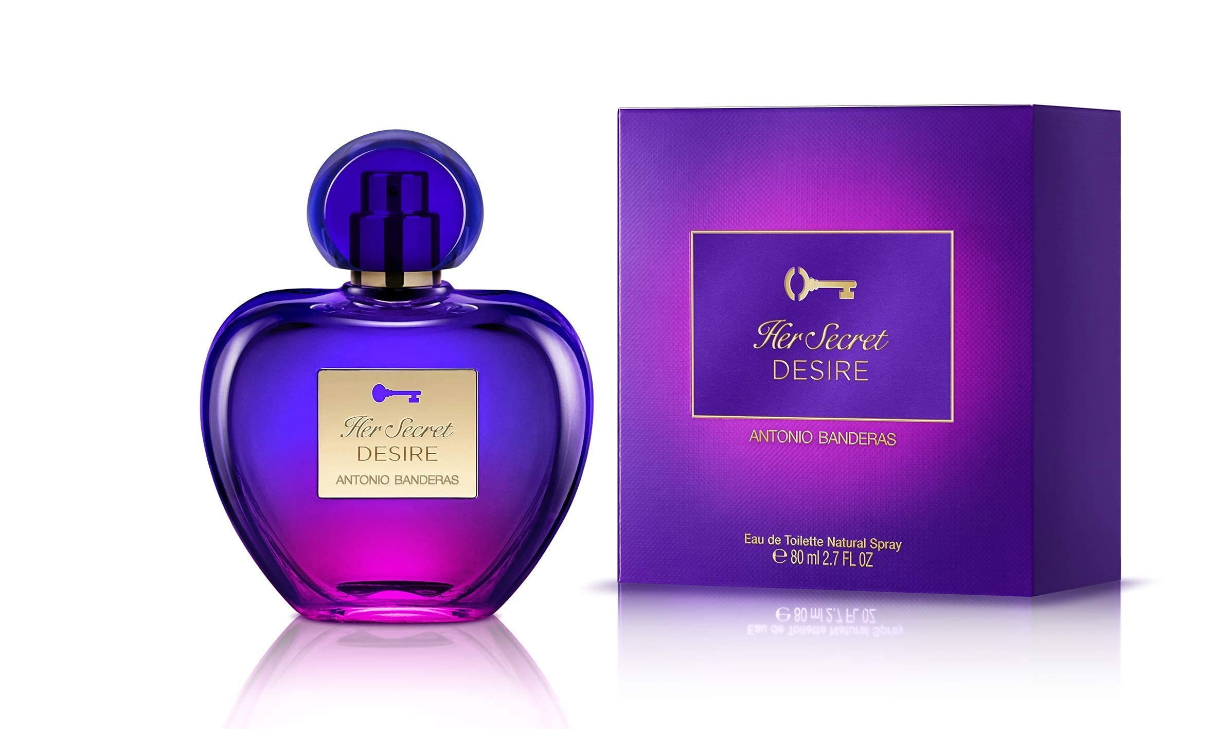 Foto 2 pulgar | Perfume Antonio Banderas Secret Femenine Her Secret Desire 80ml - Venta Internacional.