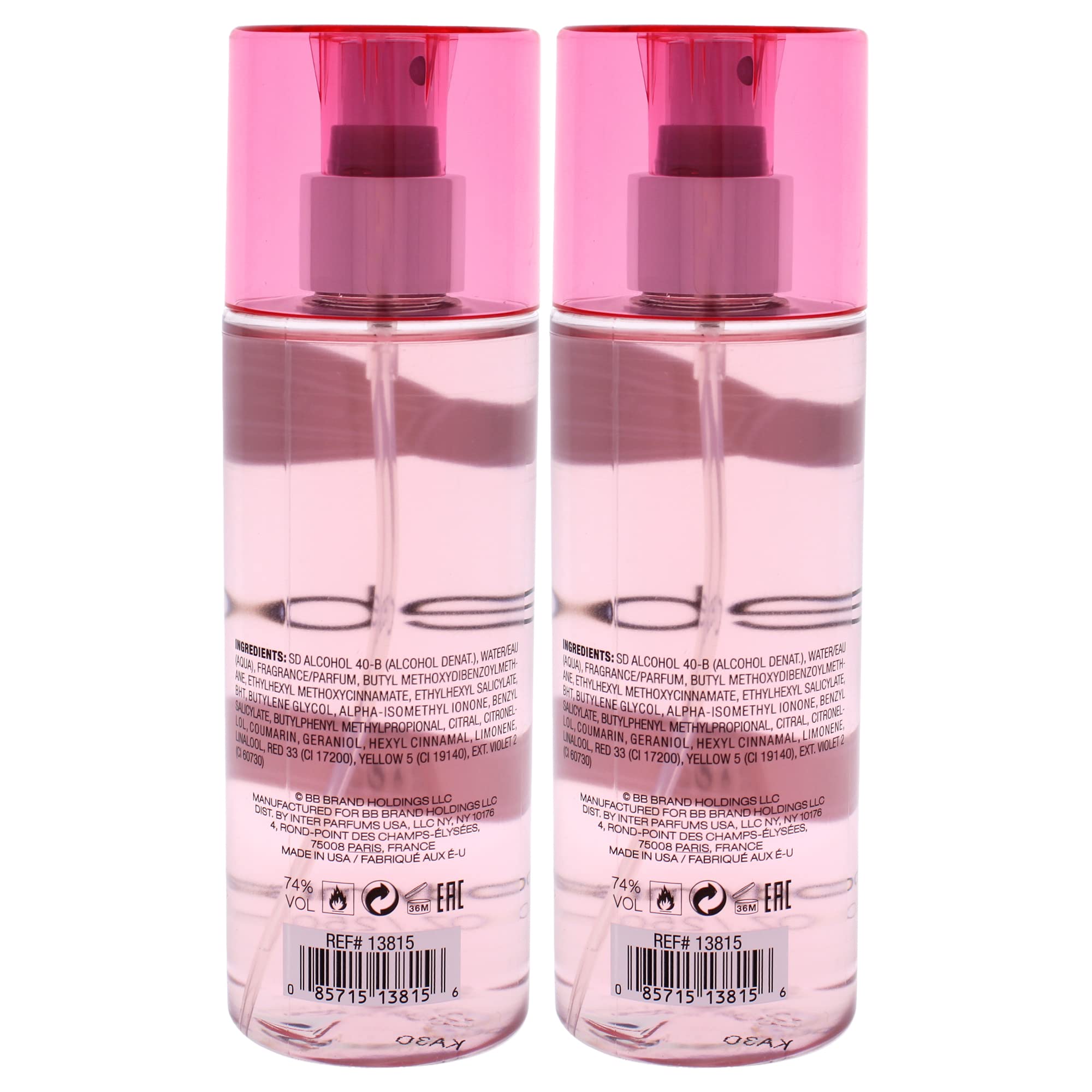 Foto 3 pulgar | Perfumes Bebe Body Mist de 250 ml 2 Piezas para Mujer-Venta Internacional