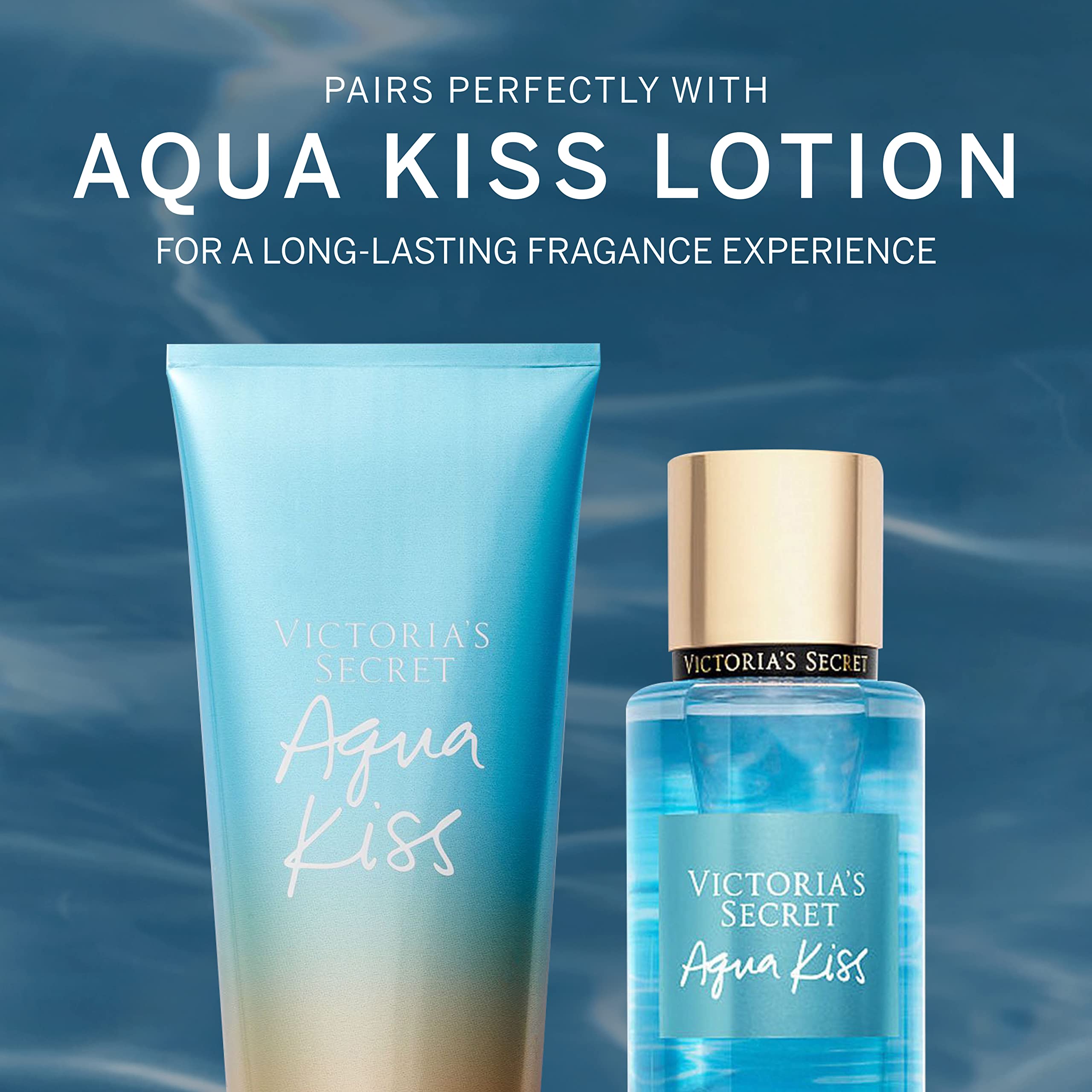 Foto 5 pulgar | Set De Perfume Victoria's Secret Aqua Kiss Mist & Lotion - Venta Internacional.
