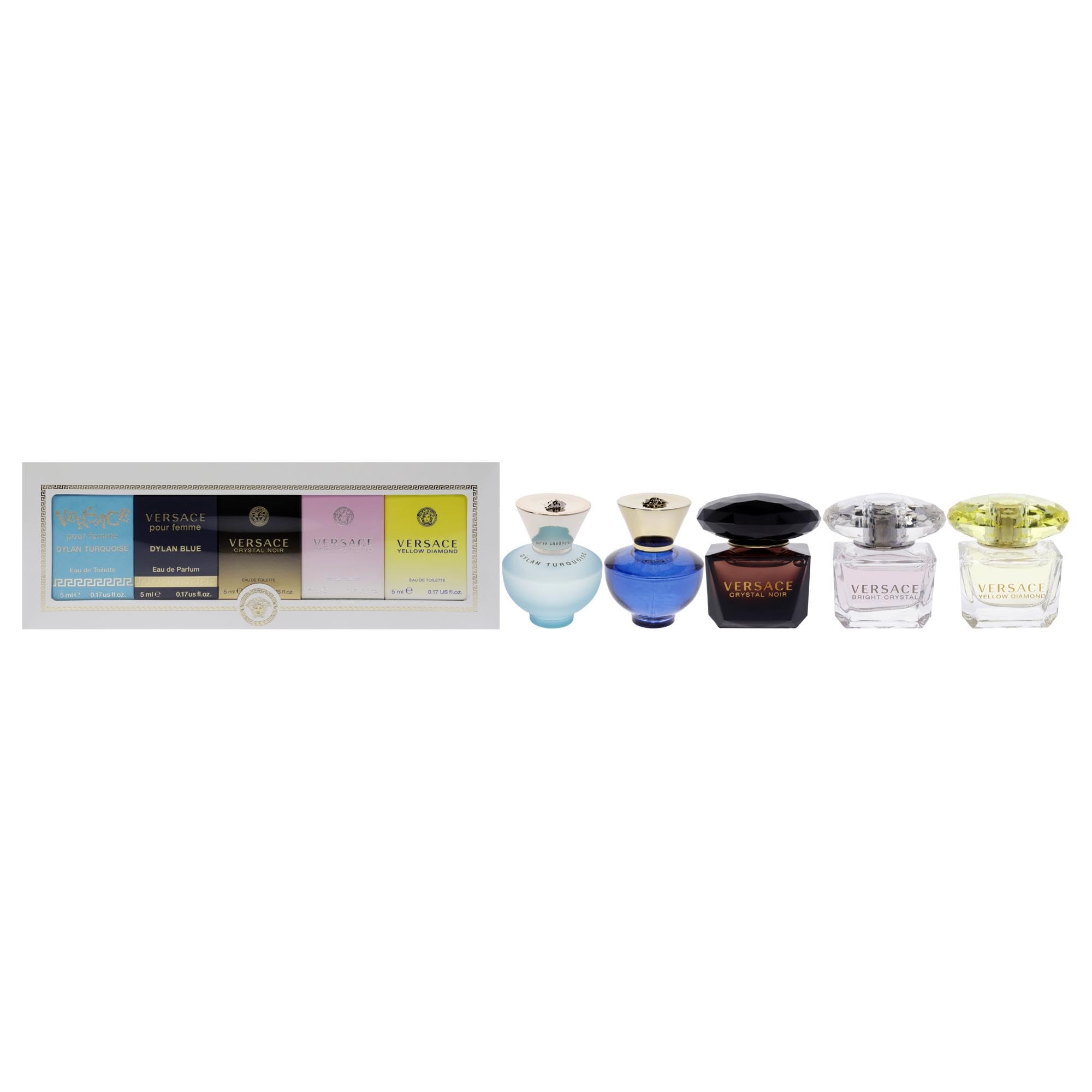 Foto 2 pulgar | Miniset De Regalo Perfume Versace Miniatures Collection, 5 Piezas, Para Mujer - Venta Internacional.