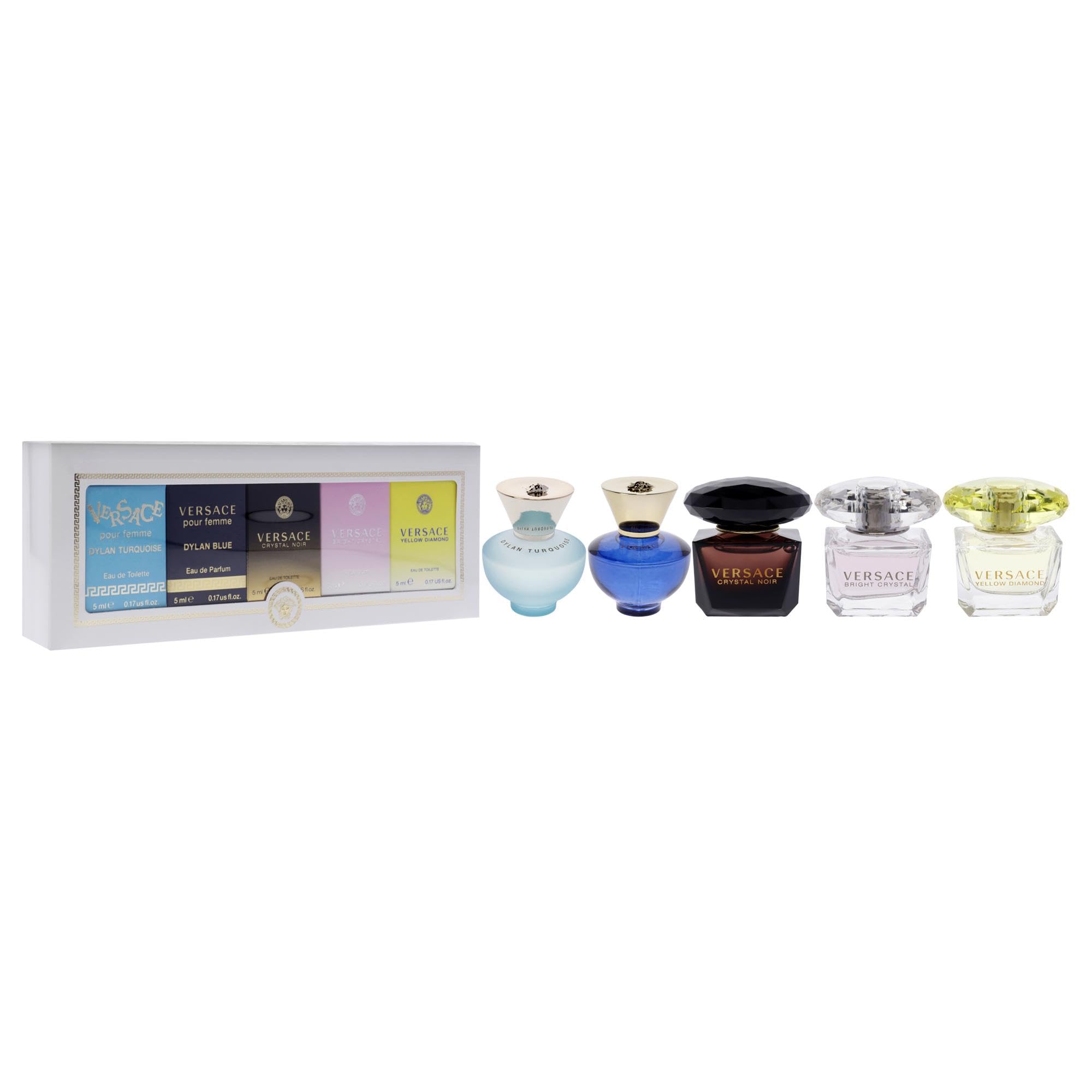 Foto 3 | Miniset De Regalo Perfume Versace Miniatures Collection, 5 Piezas, Para Mujer - Venta Internacional.