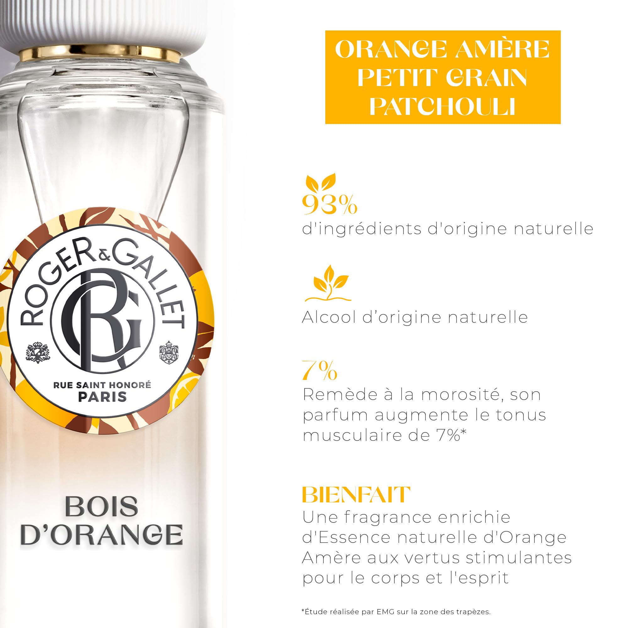 Foto 4 pulgar | Spray Corporal de Agua Aromática Roger & Gallet Bois D'orange 30 Ml - Venta Internacional