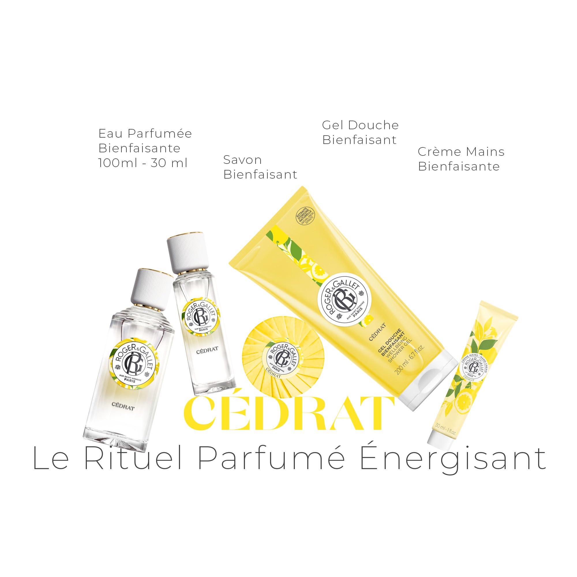 Foto 5 pulgar | Spray Corporal De Agua Aromática Roger & Gallet Cédrat - Citron 30 Ml - Venta Internacional.