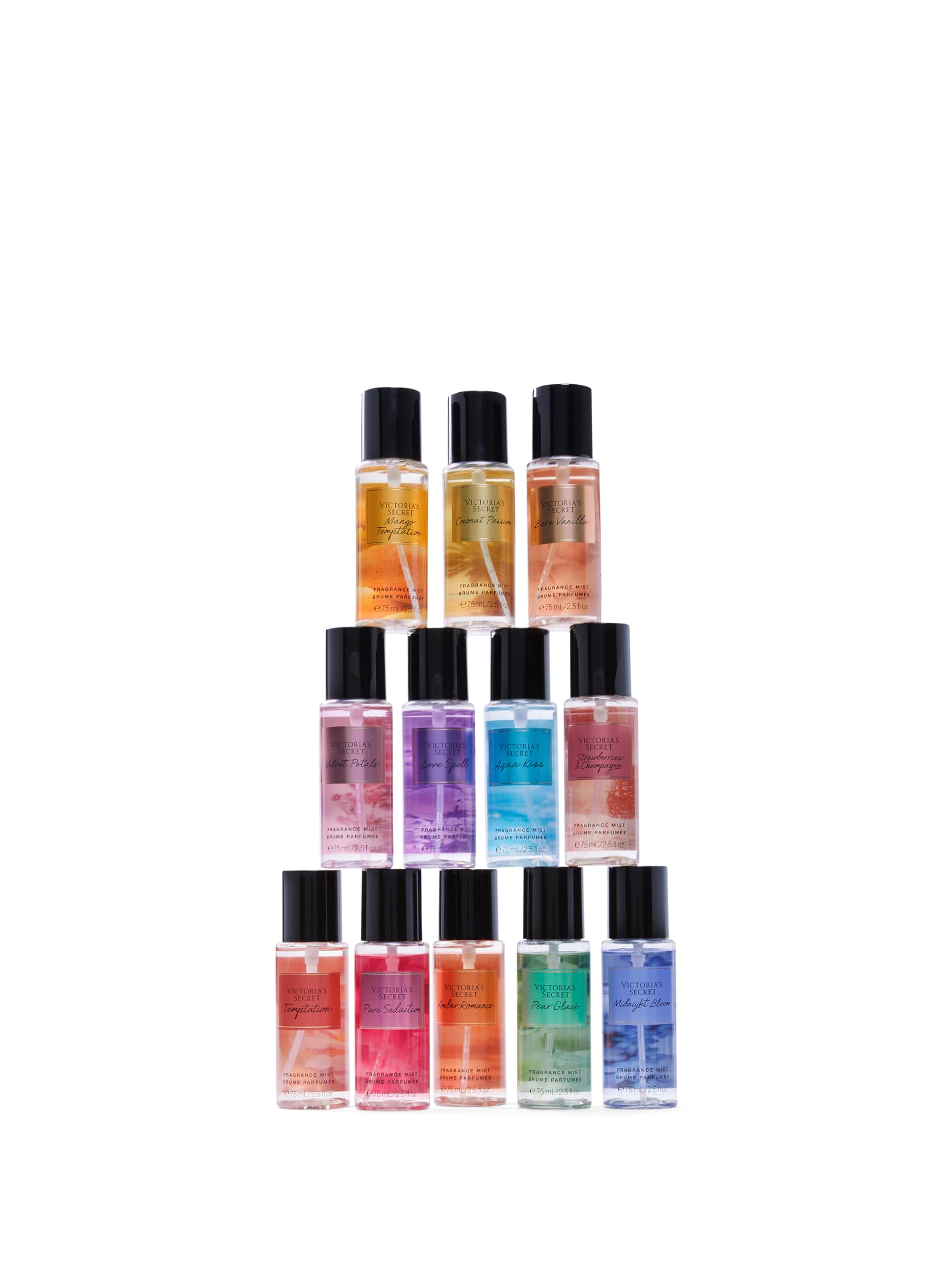 Foto 3 pulgar | Set De Viaje Perfume Victoria's Secret Mist Collection 12 X 75 Ml - Venta Internacional.