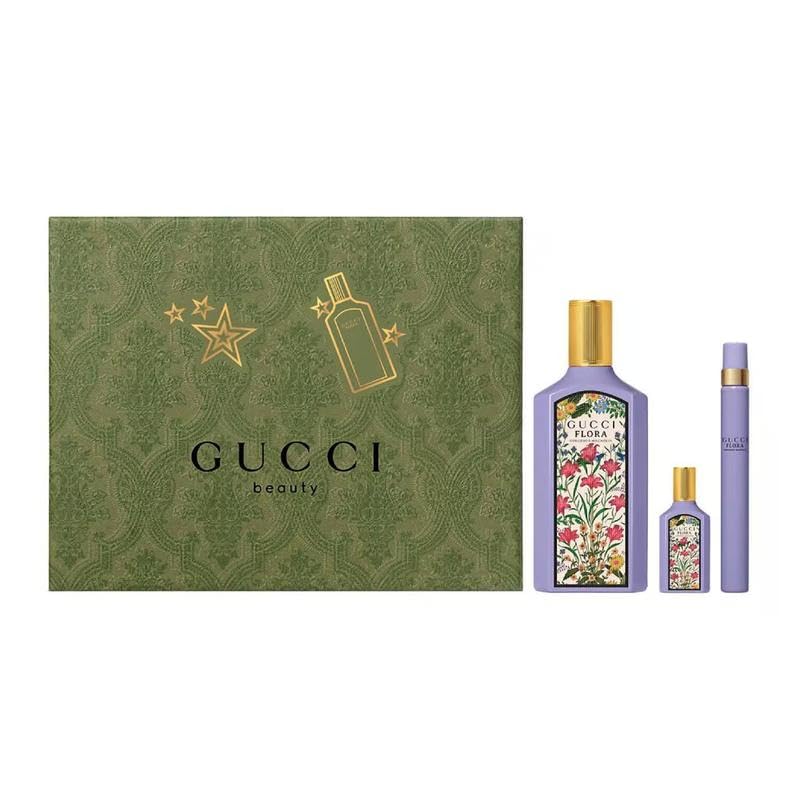 Foto 3 pulgar | Set De Regalo De Perfume Gucci Flora Gorgeous Magnolia 100 Ml Para Mujer - Venta Internacional.
