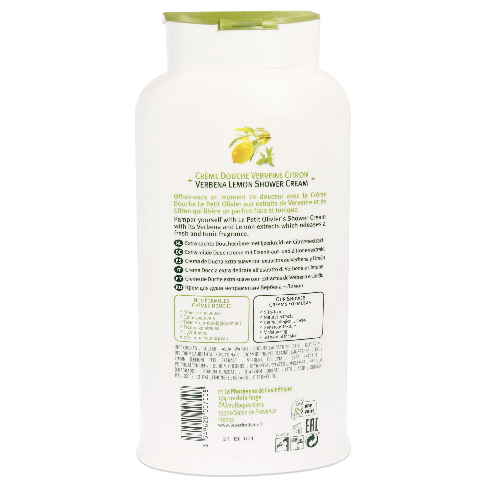 Foto 3 pulgar | Crema de Ducha Le Petit Olivier Verbena 500 ml para Mujer - Venta Internacional