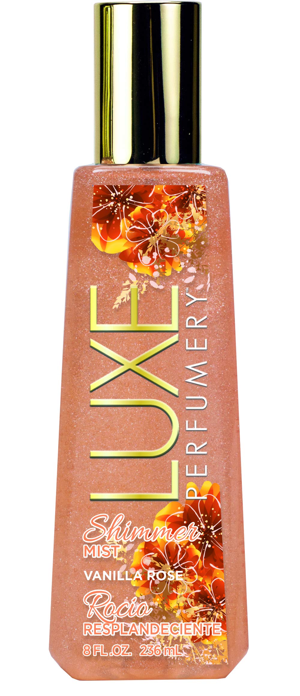 Perfume Shimmer Mist Luxe Perfumería Vainilla Rosa 236 Ml - Venta Internacional.