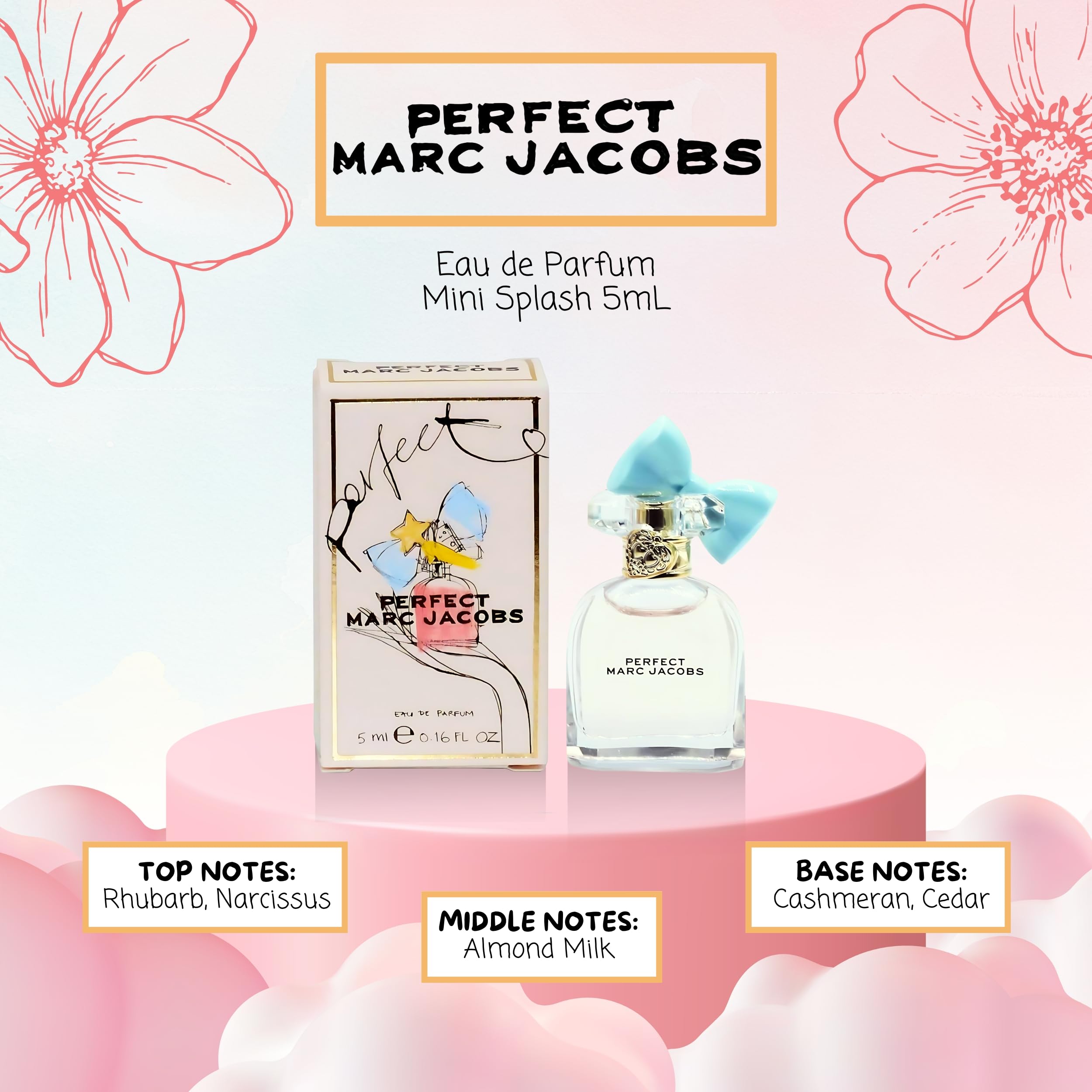 Foto 3 pulgar | Mini Perfume Marc Jacobs Perfect Eau de Parfum 5 Ml - Venta Internacional
