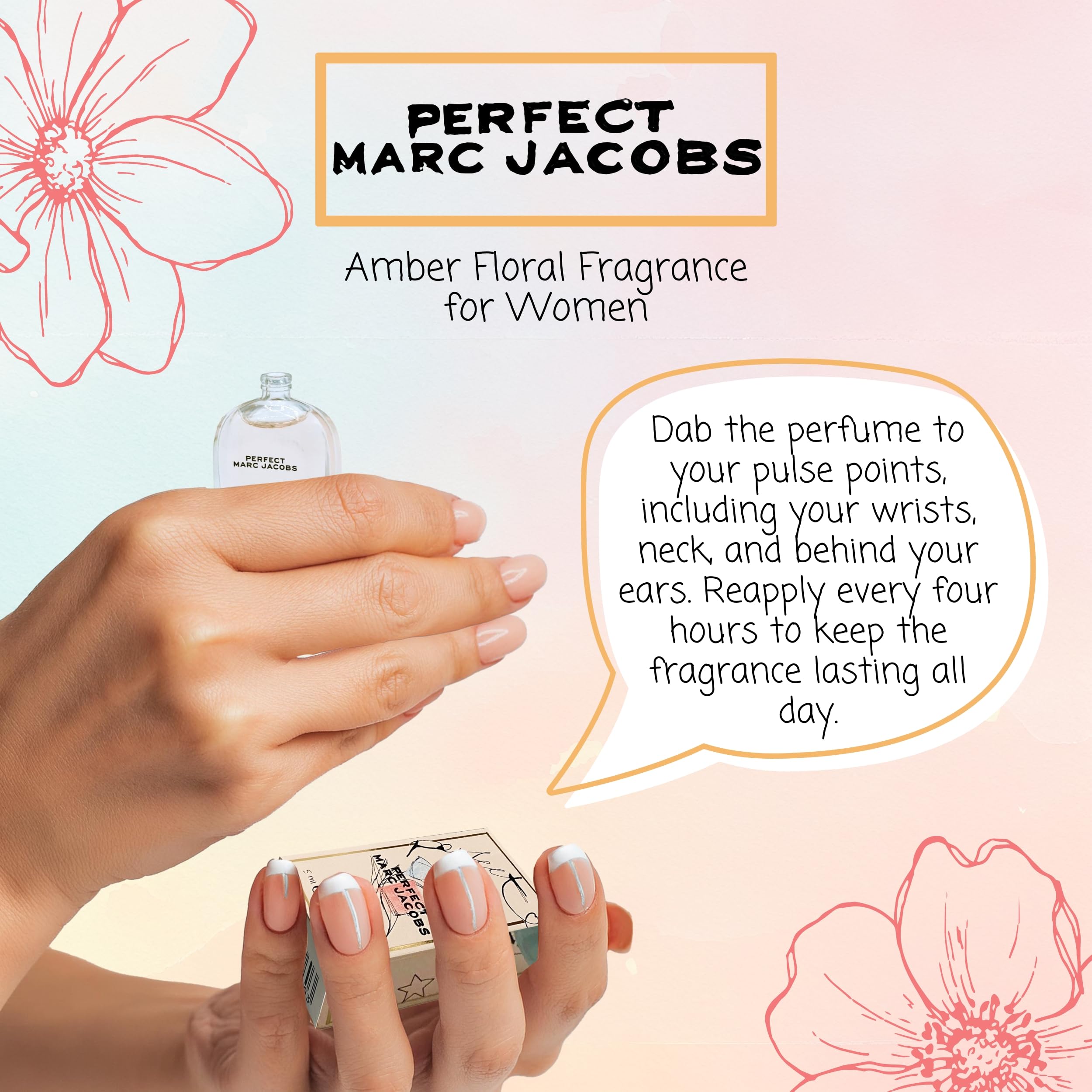 Foto 4 pulgar | Mini Perfume Marc Jacobs Perfect Eau de Parfum 5 Ml - Venta Internacional