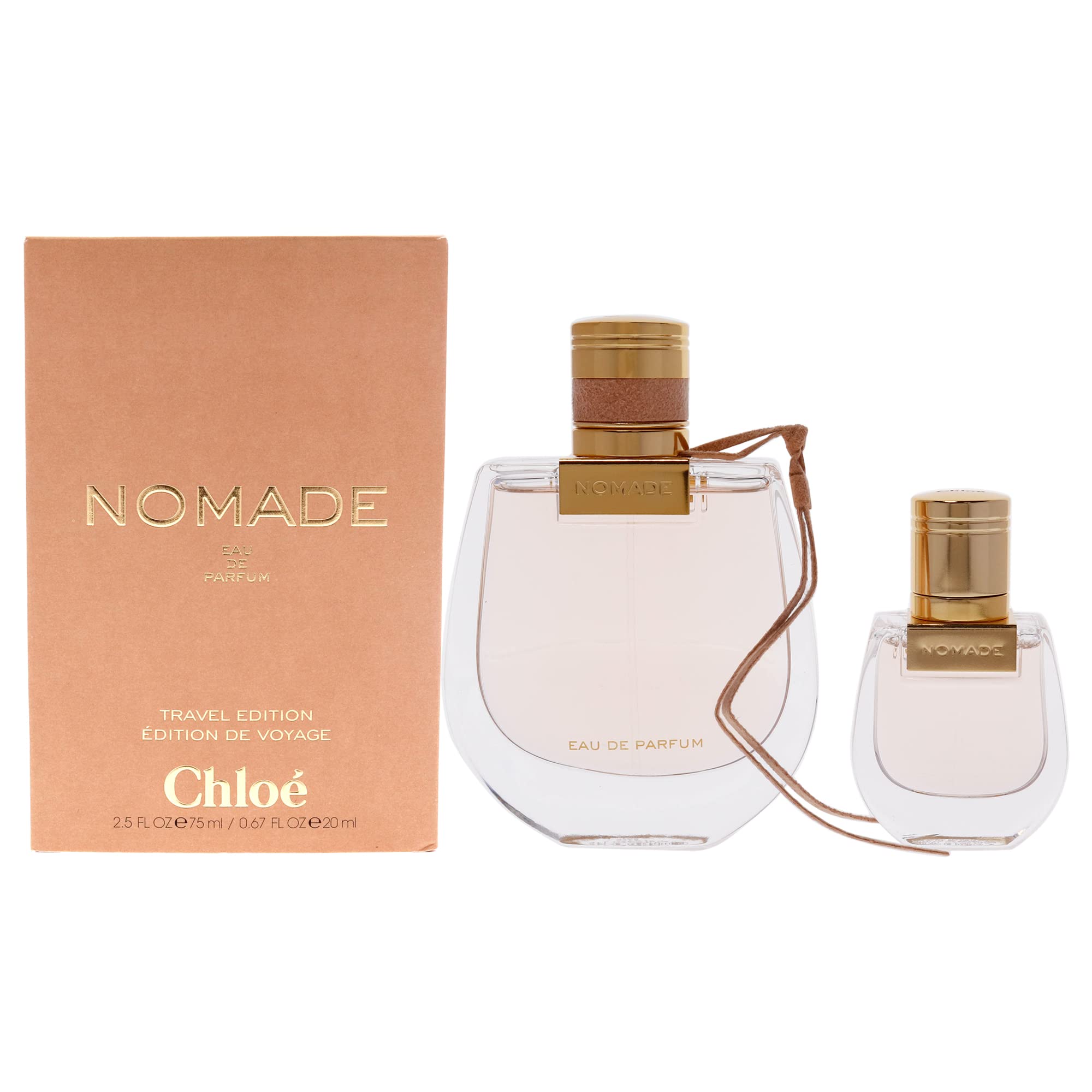 Set De Regalo Perfume Chloe Nomade Para Mujer: Aerosol Edp De 75 Ml X 2 - Venta Internacional.