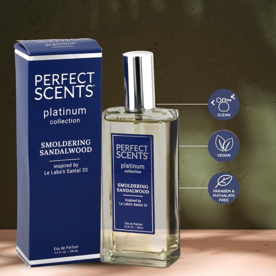 Foto 5 pulgar | Perfume Instyle Fragancias Inspiradas en el Santal 33 de Le Labo 100 ml - Venta Internacional