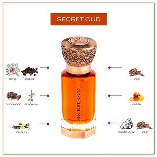 Foto 3 | Aceite De Perfume Swiss Arabian Secret Oud, Fragancia De Lujo De 12 Ml - Venta Internacional.