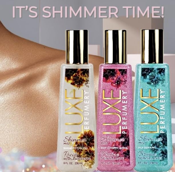 Foto 3 pulgar | Bruma Corporal Shimmer de Luxe Perfumery con Forma de Orquídea Azucarada 240 ml - Venta Internacional