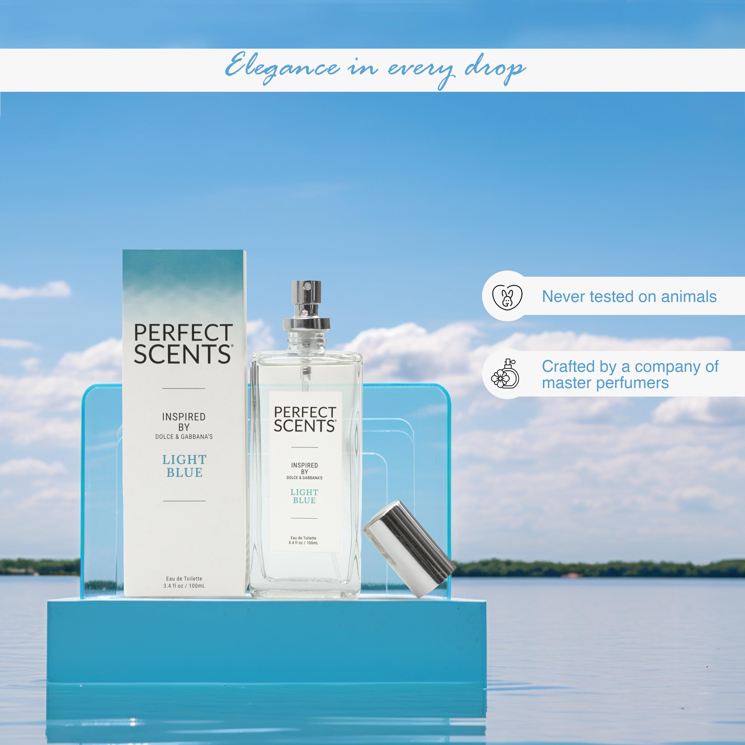 Foto 7 pulgar | Perfume Perfect Scents Light Blue 100 ml para Mujer-Venta Internacional