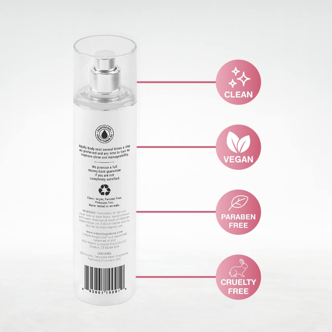 Foto 3 pulgar | Bruma Corporal Instyle Fragrances Sweet Peony de 236 ml para Mujer-Venta Internacional