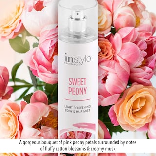 Foto 5 | Bruma Corporal Instyle Fragrances Sweet Peony de 236 ml para Mujer-Venta Internacional