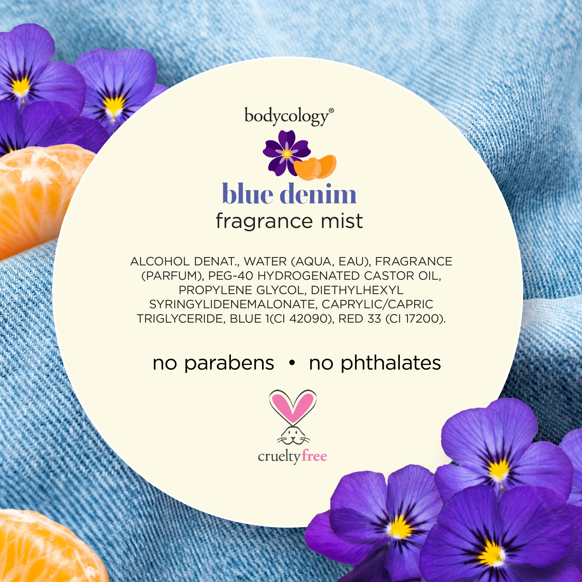 Foto 8 pulgar | Perfume Body Mist Bodycology Blue Denim 237 ml para Mujer-Venta Internacional