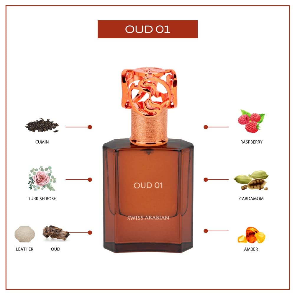 Foto 5 pulgar | Perfume Swiss Arabian Oud 01 Edp 50 ml para Mujer-Venta Internacional