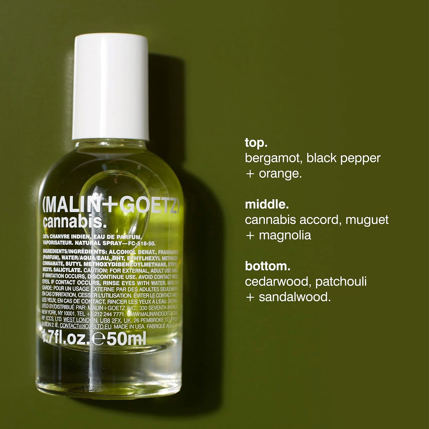 Foto 6 pulgar | Perfume Malin + Goetz Cannabis Eau De Parfum 50 ml Unisex - Venta Internacional