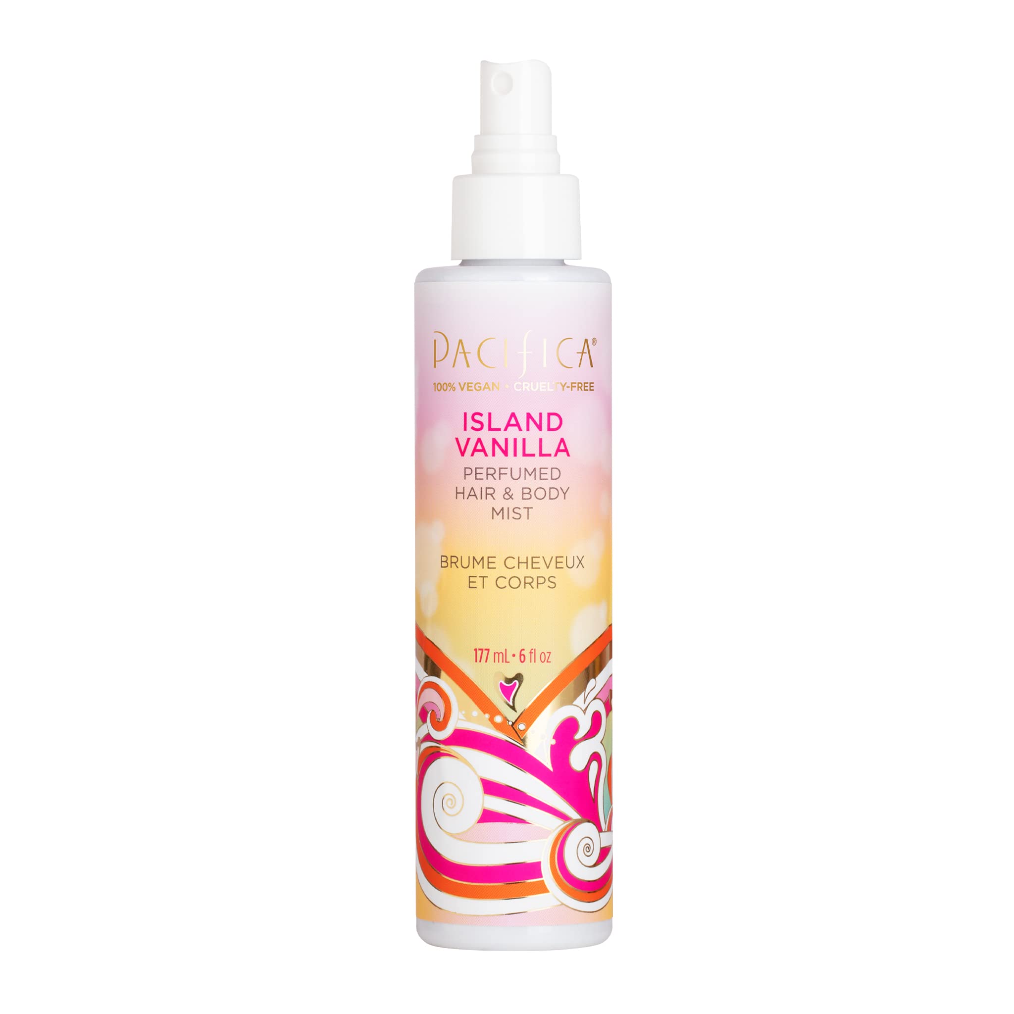 Bruma Para Cabello Y Cuerpo Pacifica Beauty Island Vanilla Vegan - Venta Internacional.