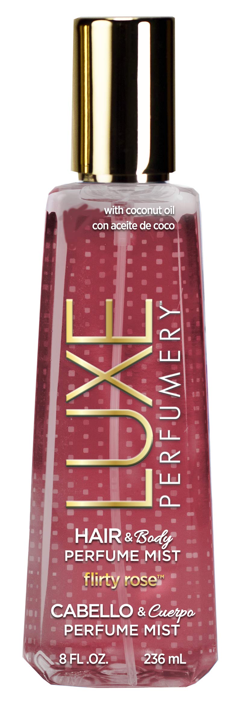 Perfume Mist Luxe Perfumery Flirty Rose Para Cabello Y Cuerpo, 236 Ml - Venta Internacional.
