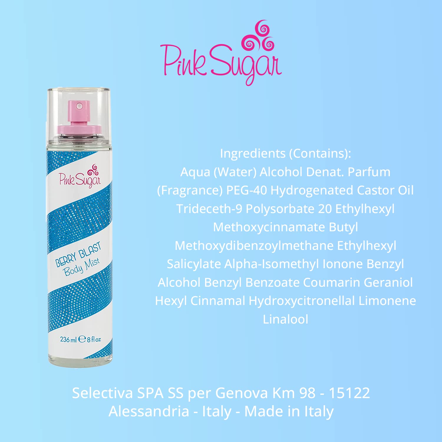 Foto 5 pulgar | Body Mist Pink Sugar Berry Blast para Mujer 240 ml - Venta Internacional