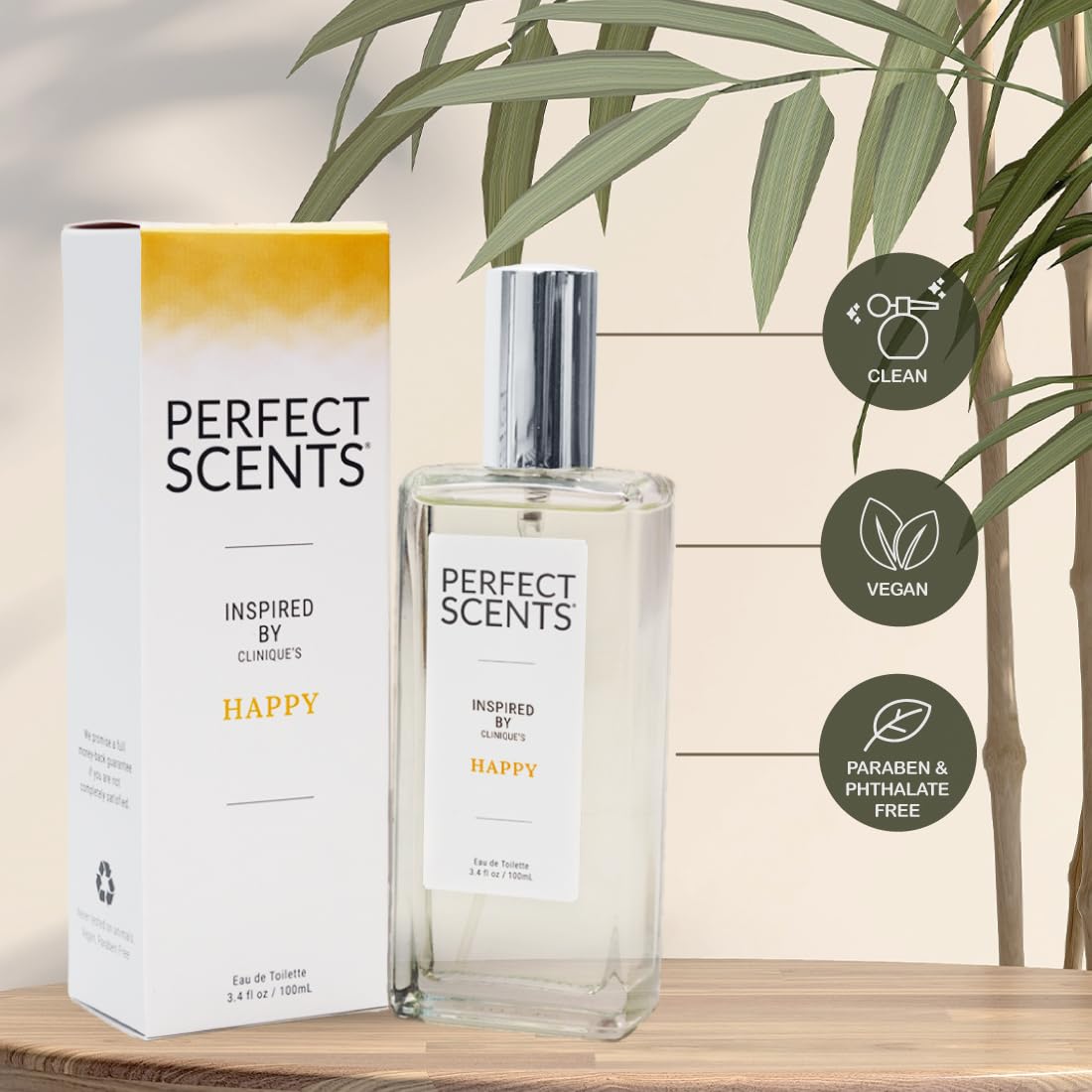 Foto 5 pulgar | Perfume Perfect Scents Happy 100 ml para Mujer-Venta Internacional