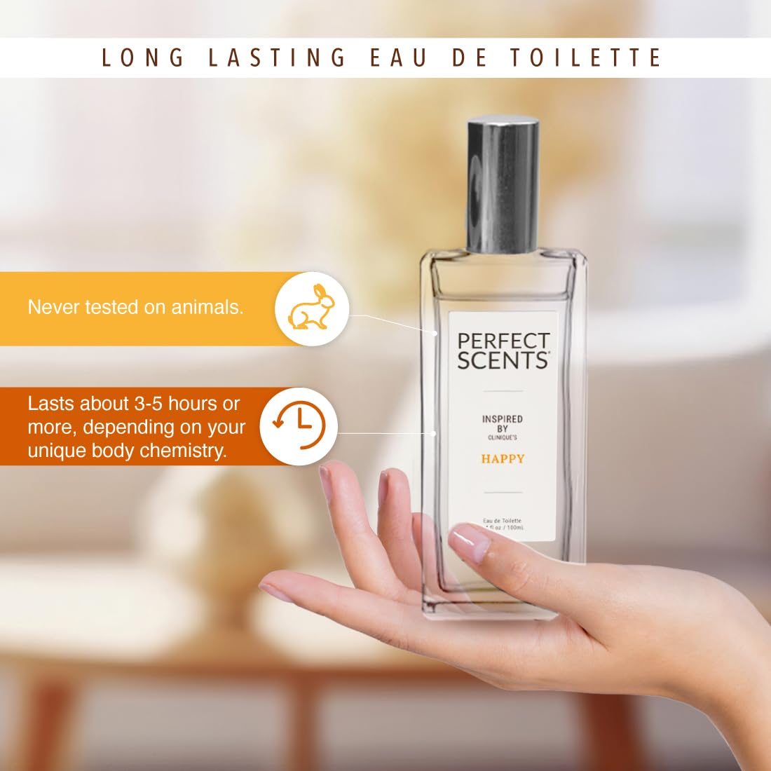 Foto 7 pulgar | Perfume Perfect Scents Happy 100 ml para Mujer-Venta Internacional