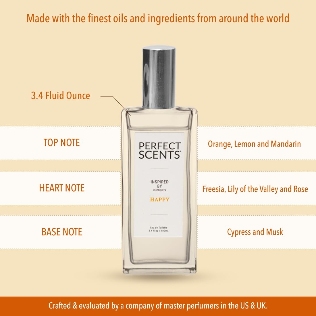 Foto 7 | Perfume Perfect Scents Happy 100 ml para Mujer-Venta Internacional