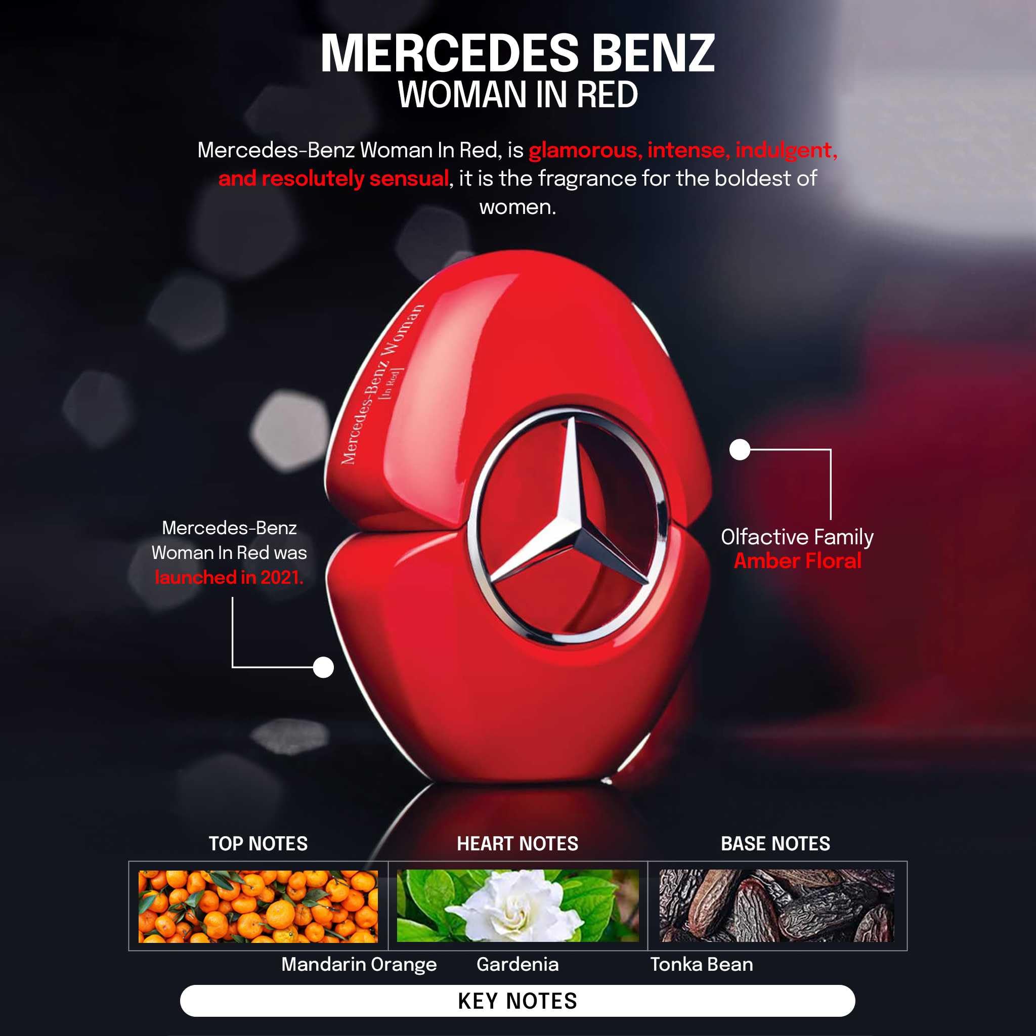 Foto 5 pulgar | Perfume Mercedes-benz Woman Red Eau De Parfum 90 Ml Para Mujer - Venta Internacional.