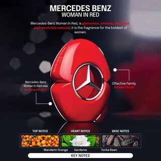 Foto 4 | Perfume Mercedes-benz Woman Red Eau De Parfum 90 Ml Para Mujer - Venta Internacional.