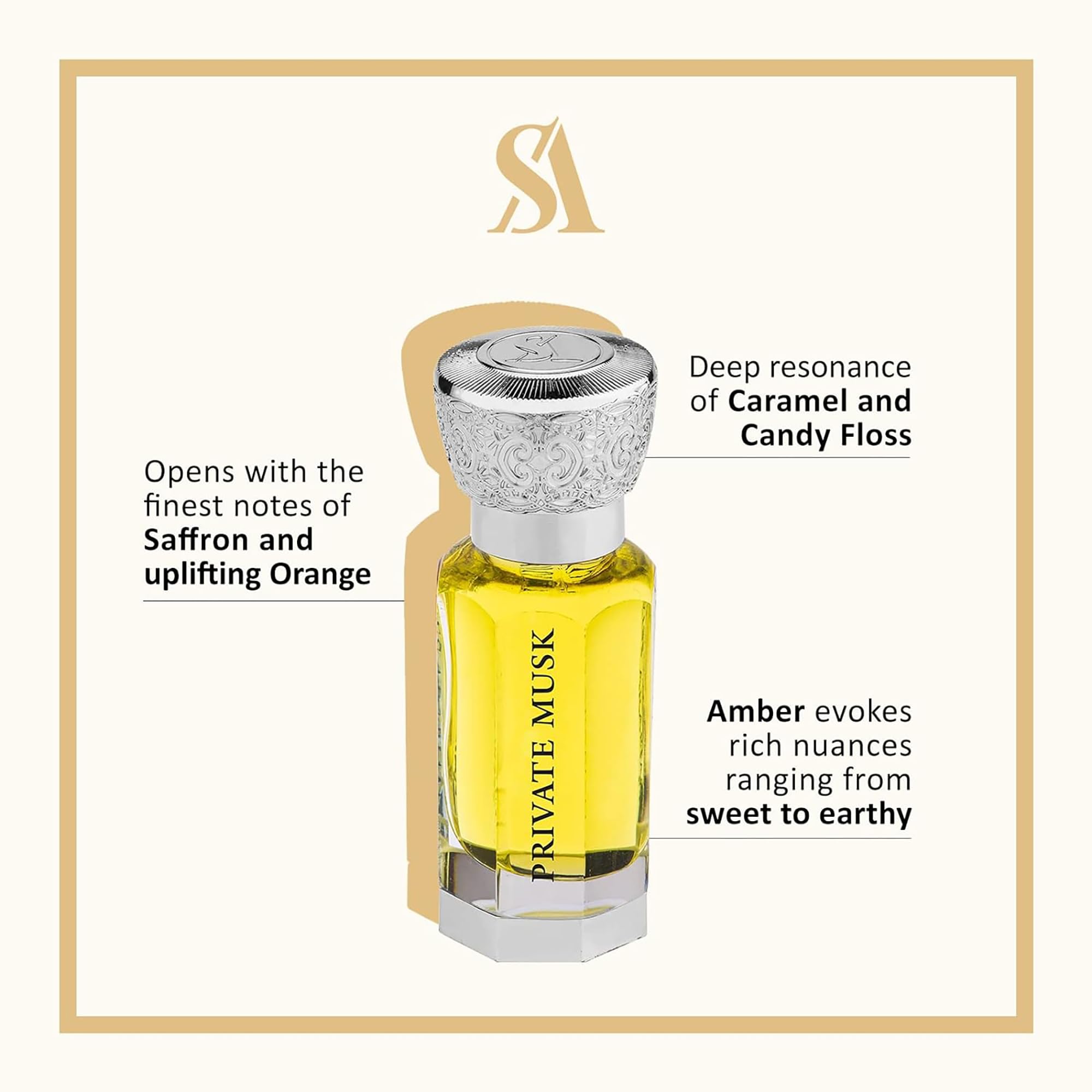 Foto 3 pulgar | Perfume Swiss Arabian Private Musk Luxury, Aceite De Perfume De 12 Ml - Venta Internacional.