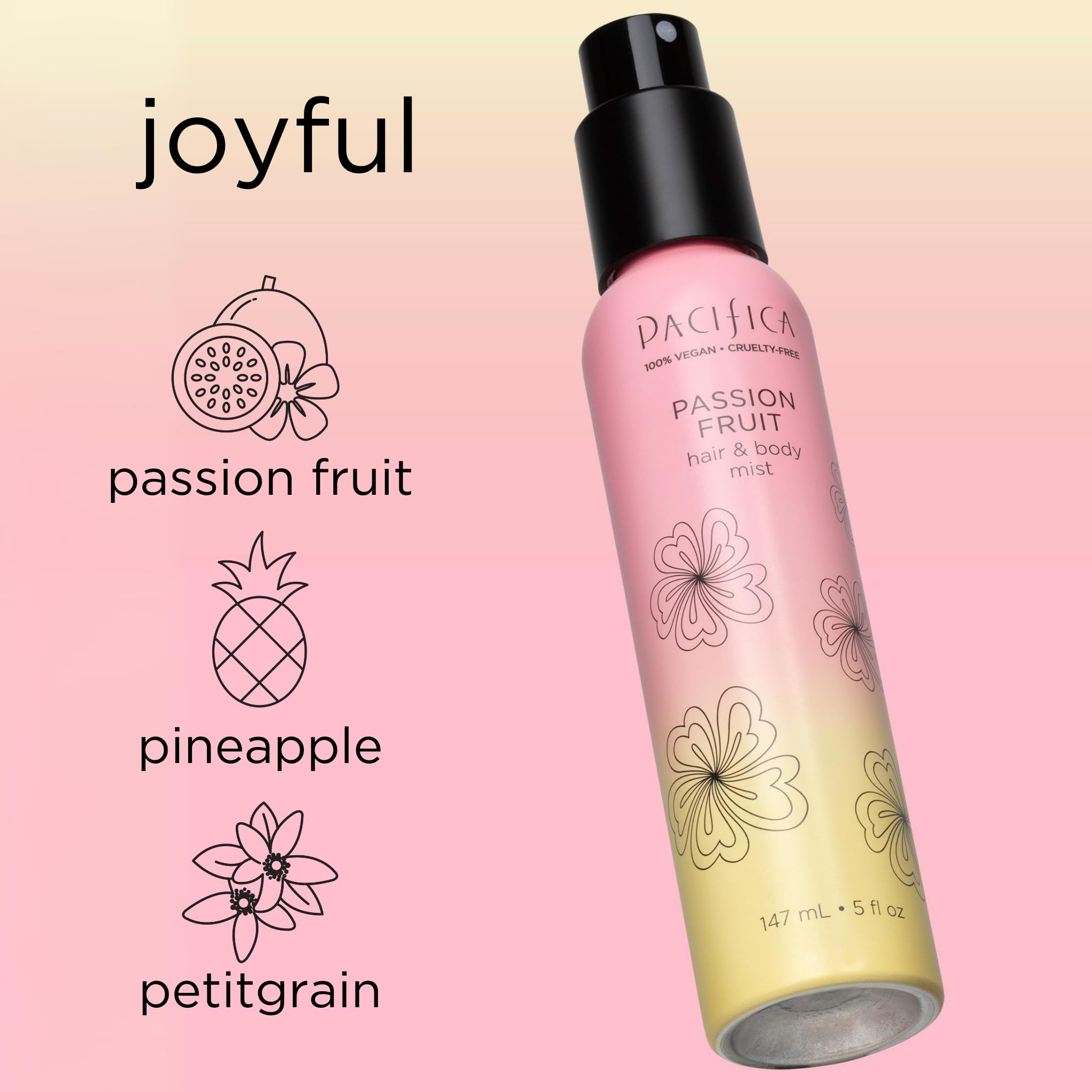 Foto 4 pulgar | Bruma Para Cabello Y Cuerpo Pacifica Beauty Passion Fruit 147 Ml - Venta Internacional