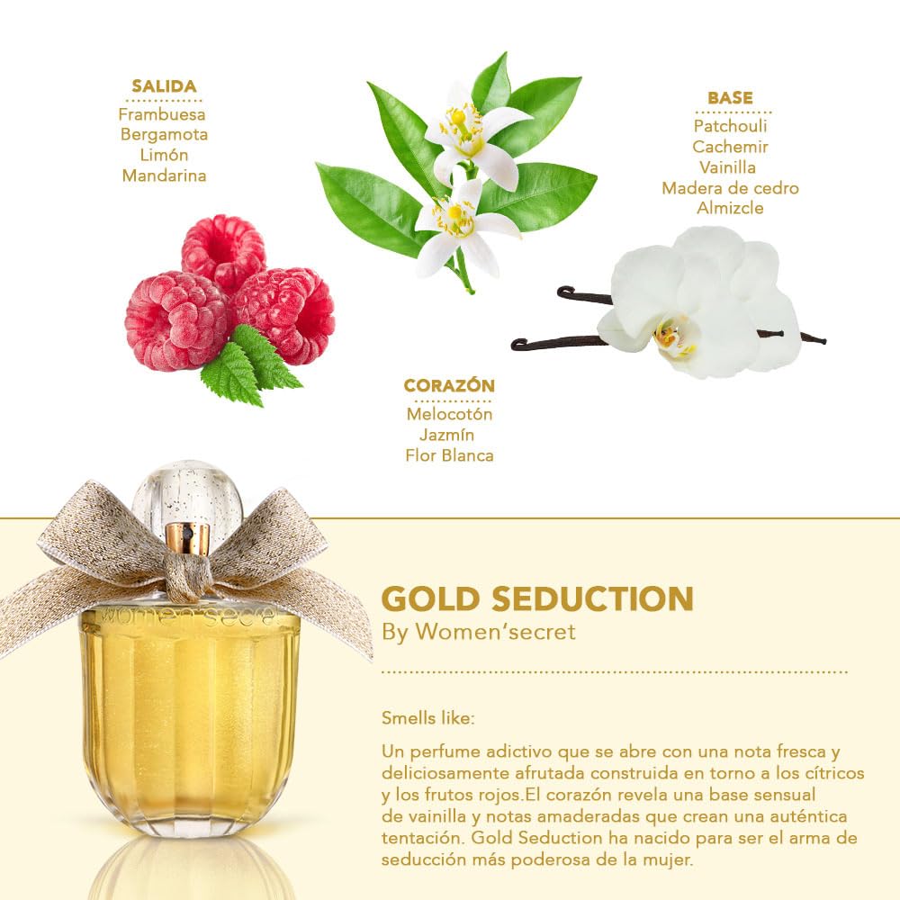 Foto 4 pulgar | Perfume Secret Gold Seduction Para Mujer, 100 Ml - Venta Internacional.