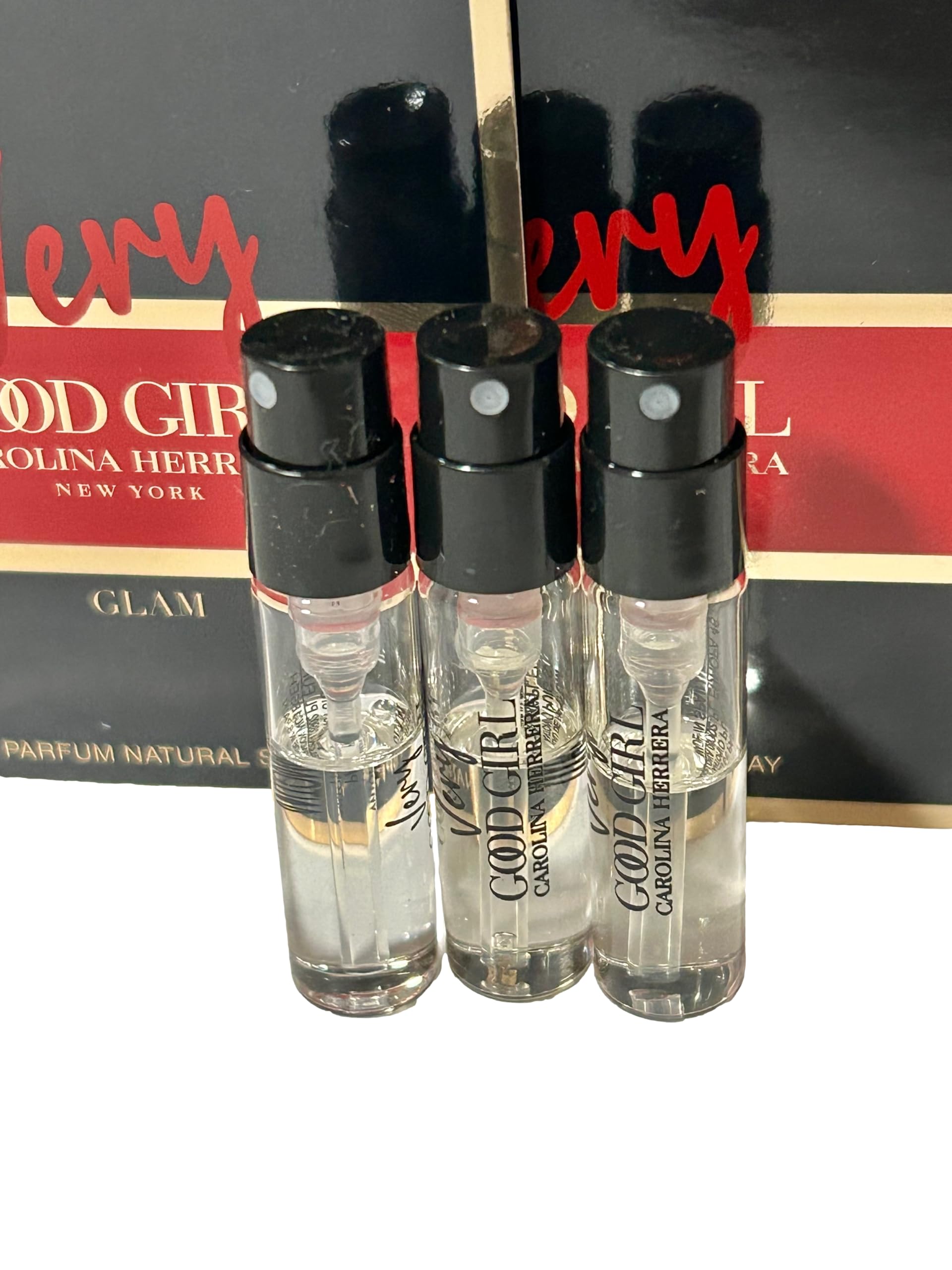 Foto 3 pulgar | Perfume Carolina Herrera Very Good Girl Glam Parfum 1.5 ml 3 Unidades - Venta Internacional