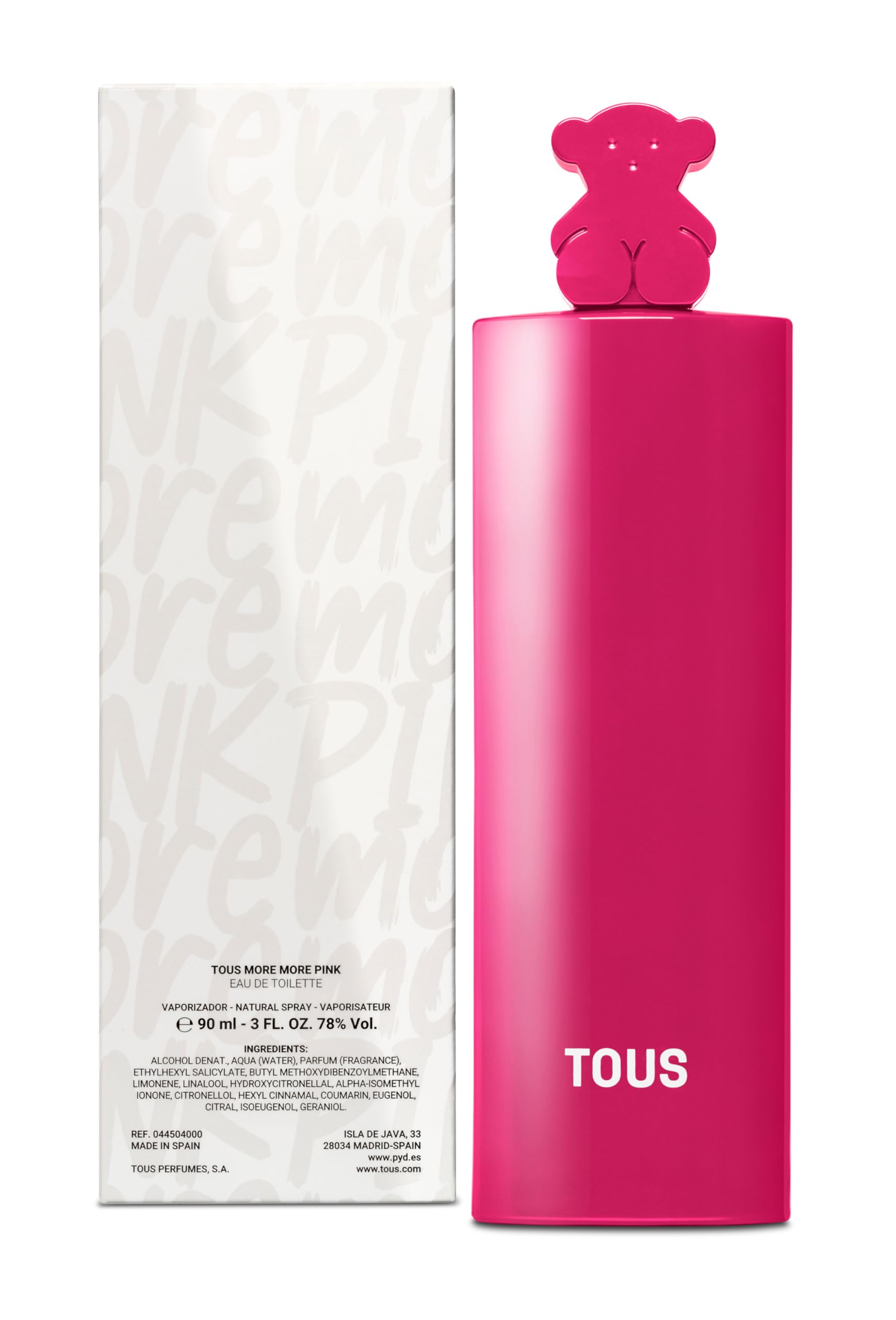 Foto 7 pulgar | Perfume Tous More More Pink Eau De Toilette para Mujer 90 Ml - Venta Internacional