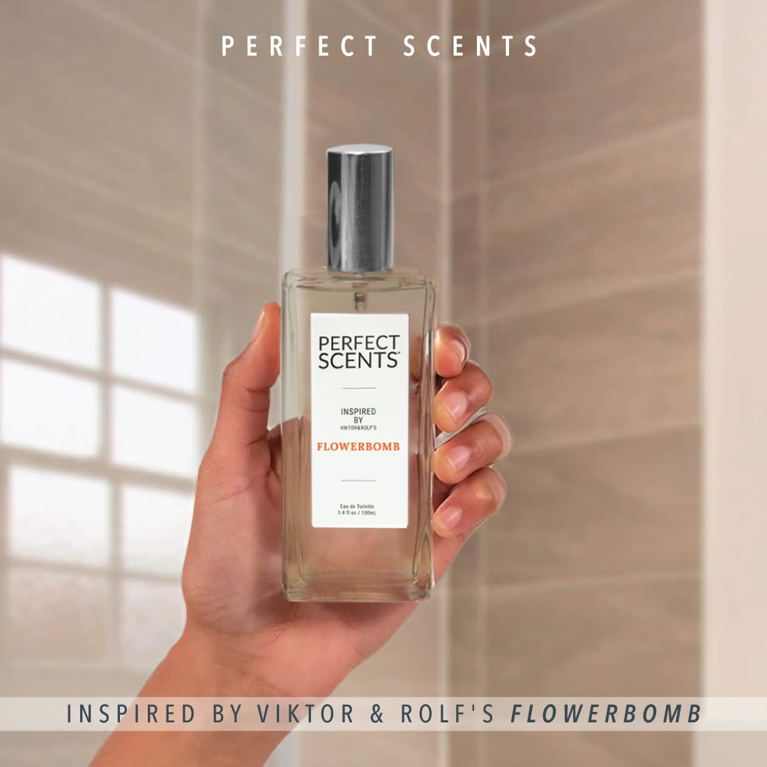 Foto 4 pulgar | Perfume Perfect Scents Inspirado En Flowerbomb De V&r Edt 100 ml para Mujer-Venta Internacional