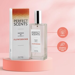 Foto 4 | Perfume Perfect Scents Inspirado En Flowerbomb De V&r Edt 100 ml para Mujer-Venta Internacional