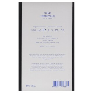 Foto 7 | Perfume Ex Nihilo Gold Immortals, Perfume Unisex, 100 Ml - Venta Internacional.