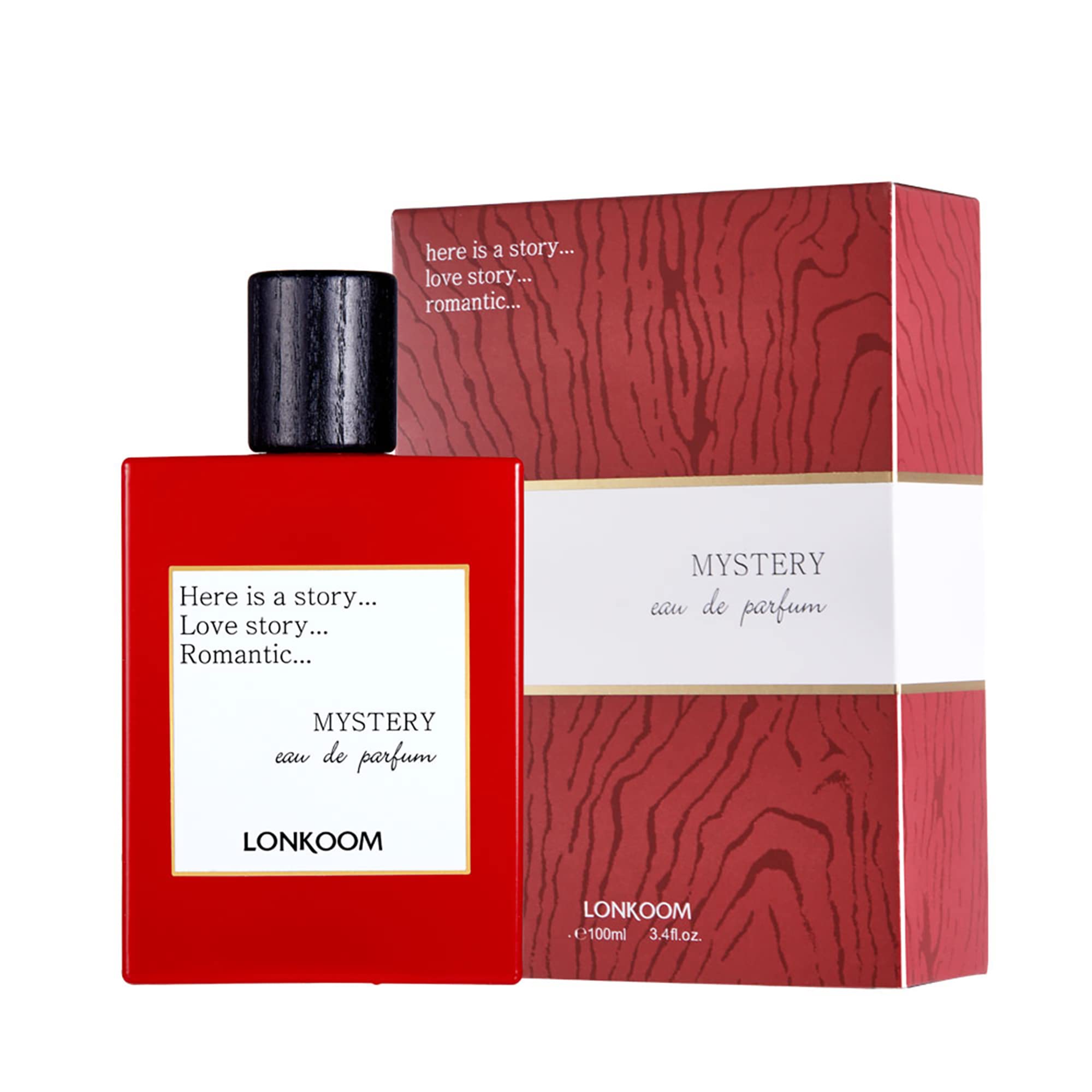 Foto 2 pulgar | Perfume Lonkoom Mystery Red Para Mujer, 100 Ml, Eau De Parfum - Venta Internacional.