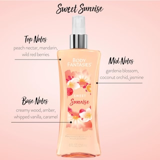Foto 2 | Spray Corporal Body Fantasies Sweet Sunrise Fantasy 236ml - Venta Internacional.