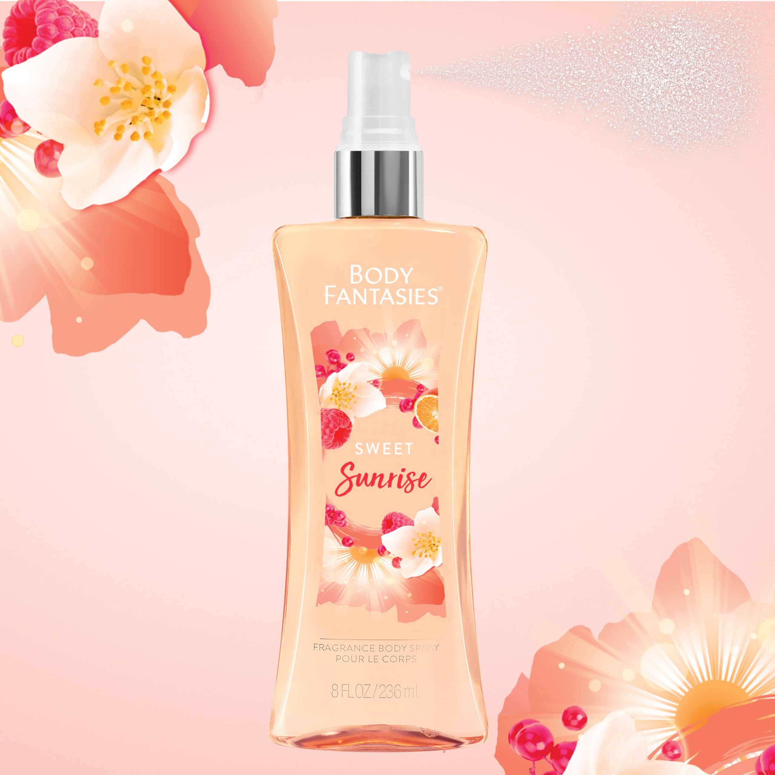 Foto 5 pulgar | Spray Corporal Body Fantasies Sweet Sunrise Fantasy 236ml - Venta Internacional.