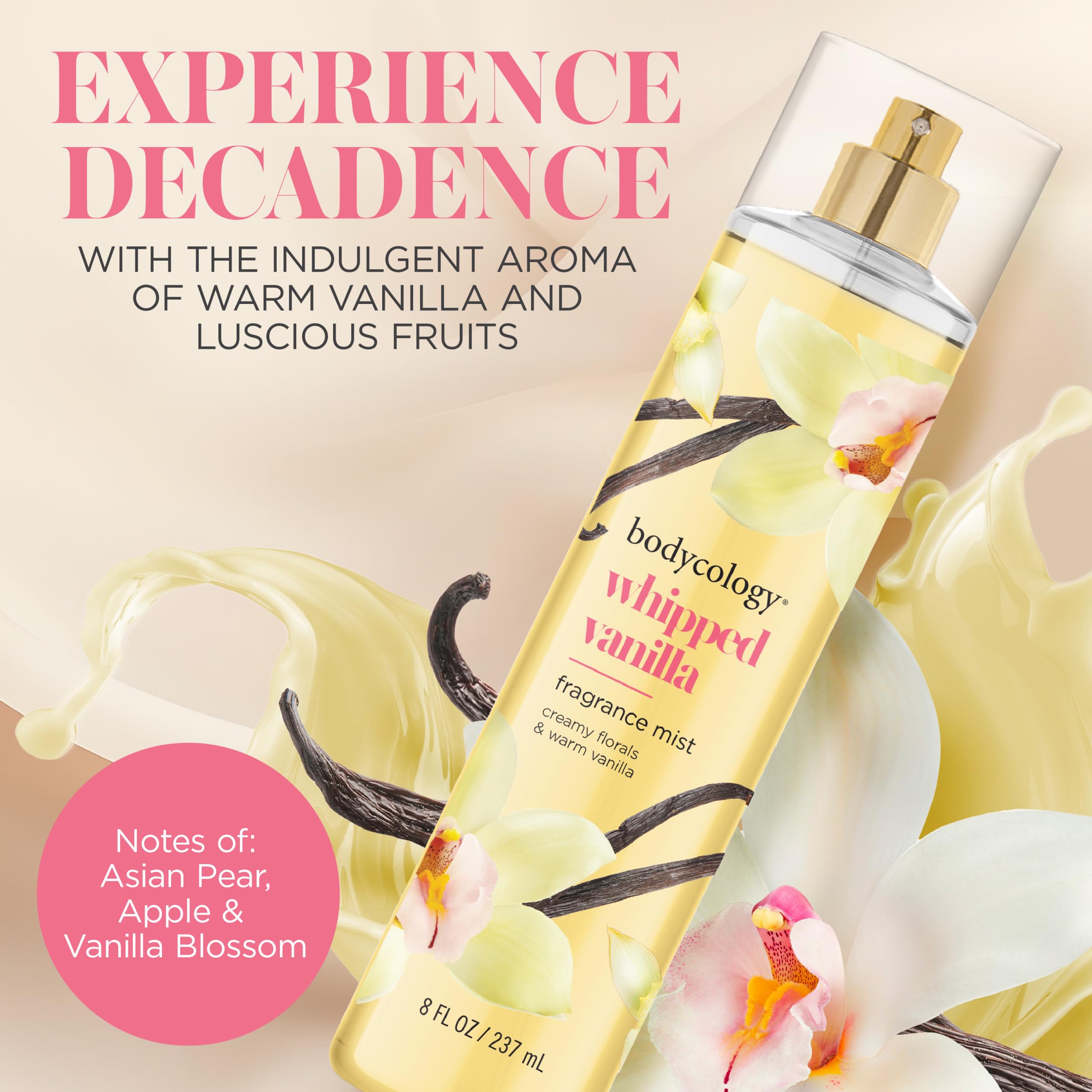 Foto 3 pulgar | Body Mist Bodycology de Vainilla 237 ml para Mujer - Venta Internacional