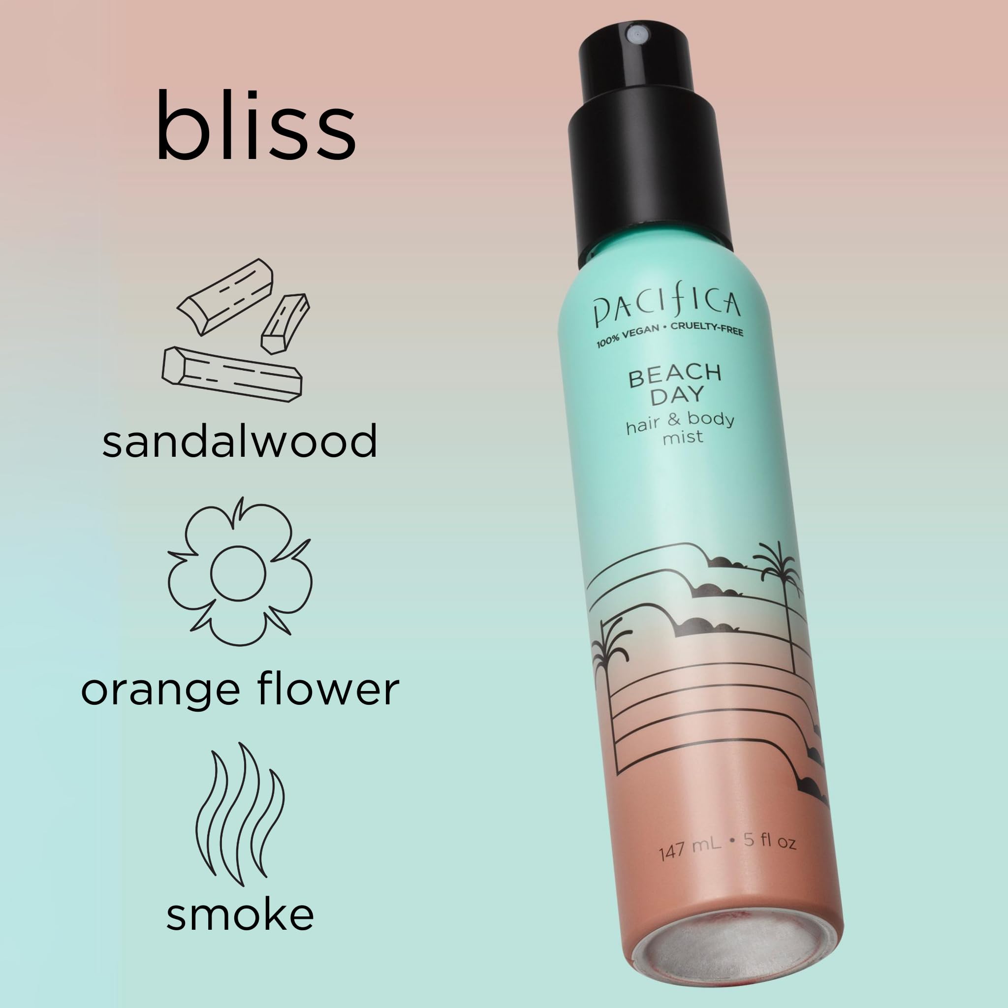 Foto 4 pulgar | Bruma para Cabello Pacifica Beauty Beach Day 147 ml-Venta Internacional