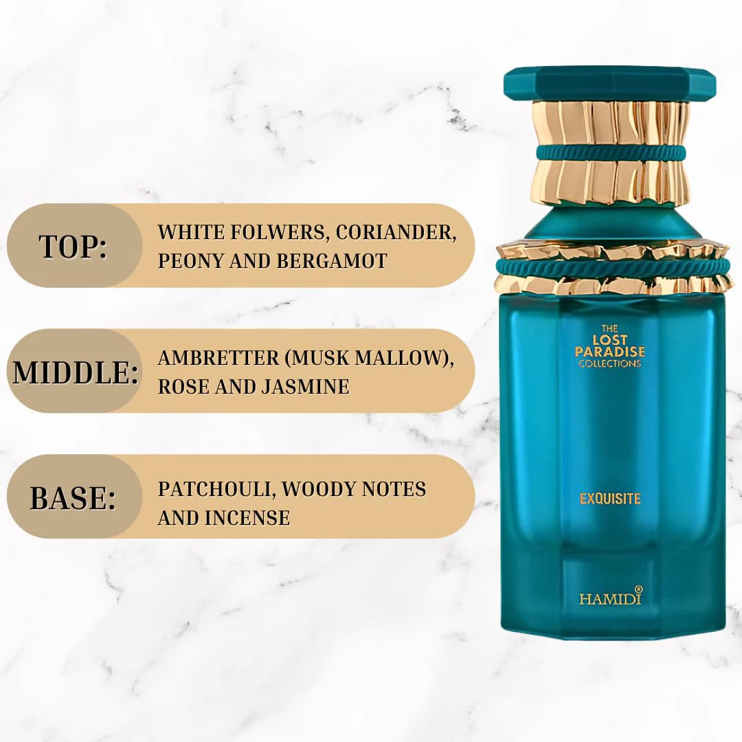 Foto 4 pulgar | Perfume Hamidi Lost Paradise Exquisite Eau de Parfum 100 ml - Venta Internacional