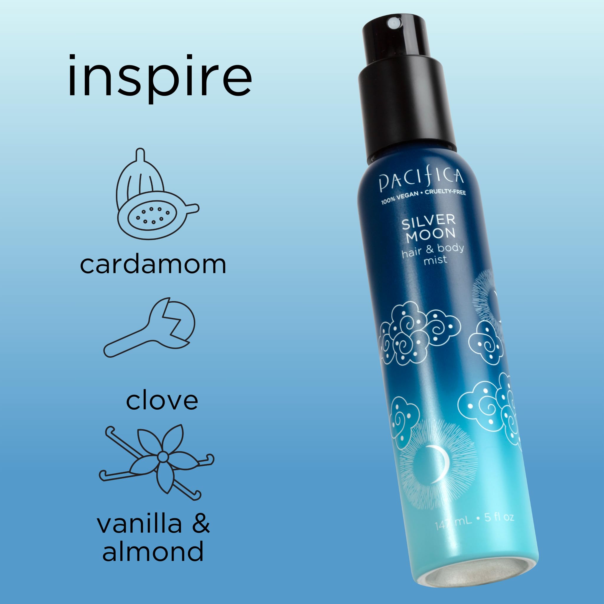 Foto 4 pulgar | Bruma para Cabello Pacifica Beauty Silver Moon 147 ml-Venta Internacional