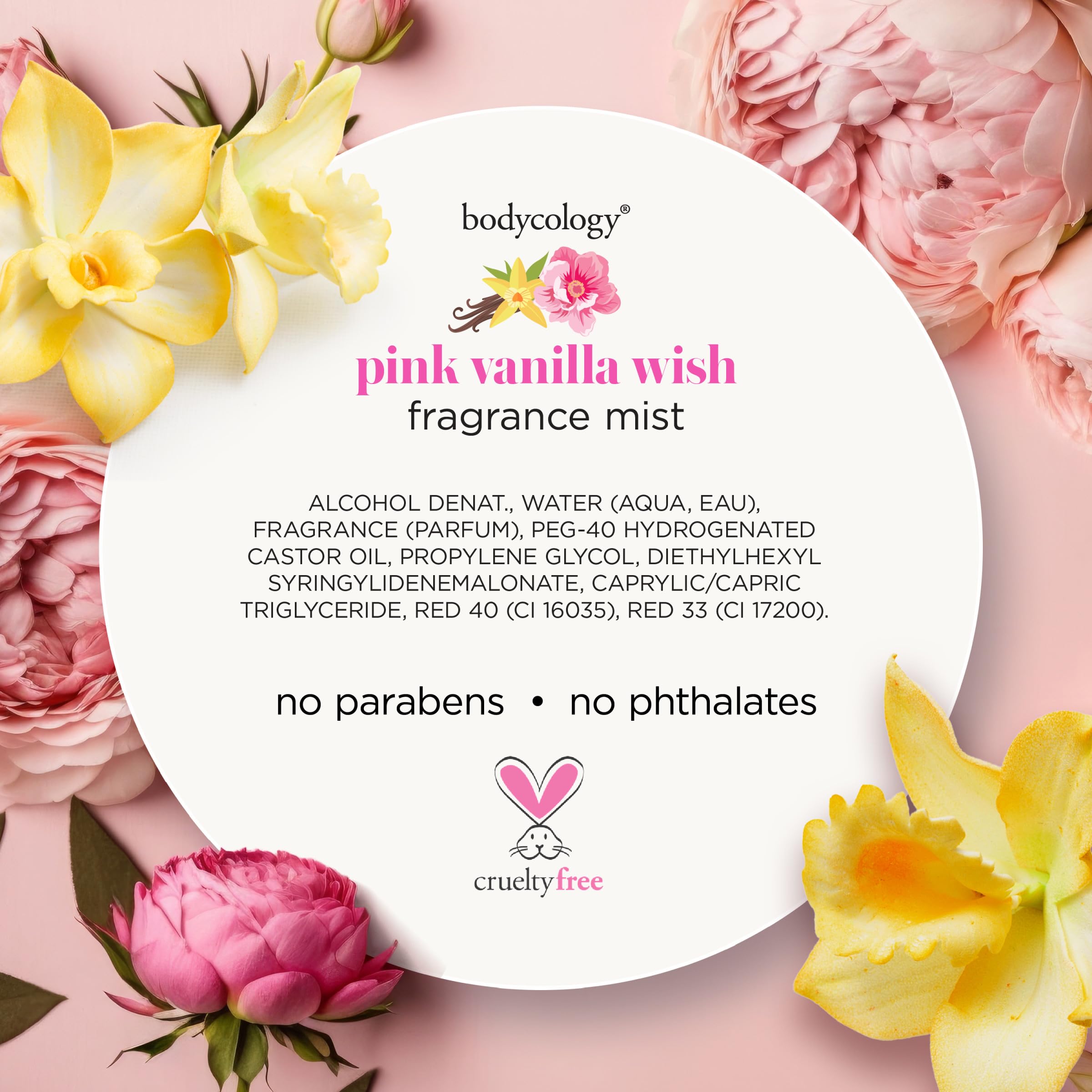 Foto 7 | Bruma Corporal Bodycology Pink Vanilla Wish 237 ml - Venta Internacional