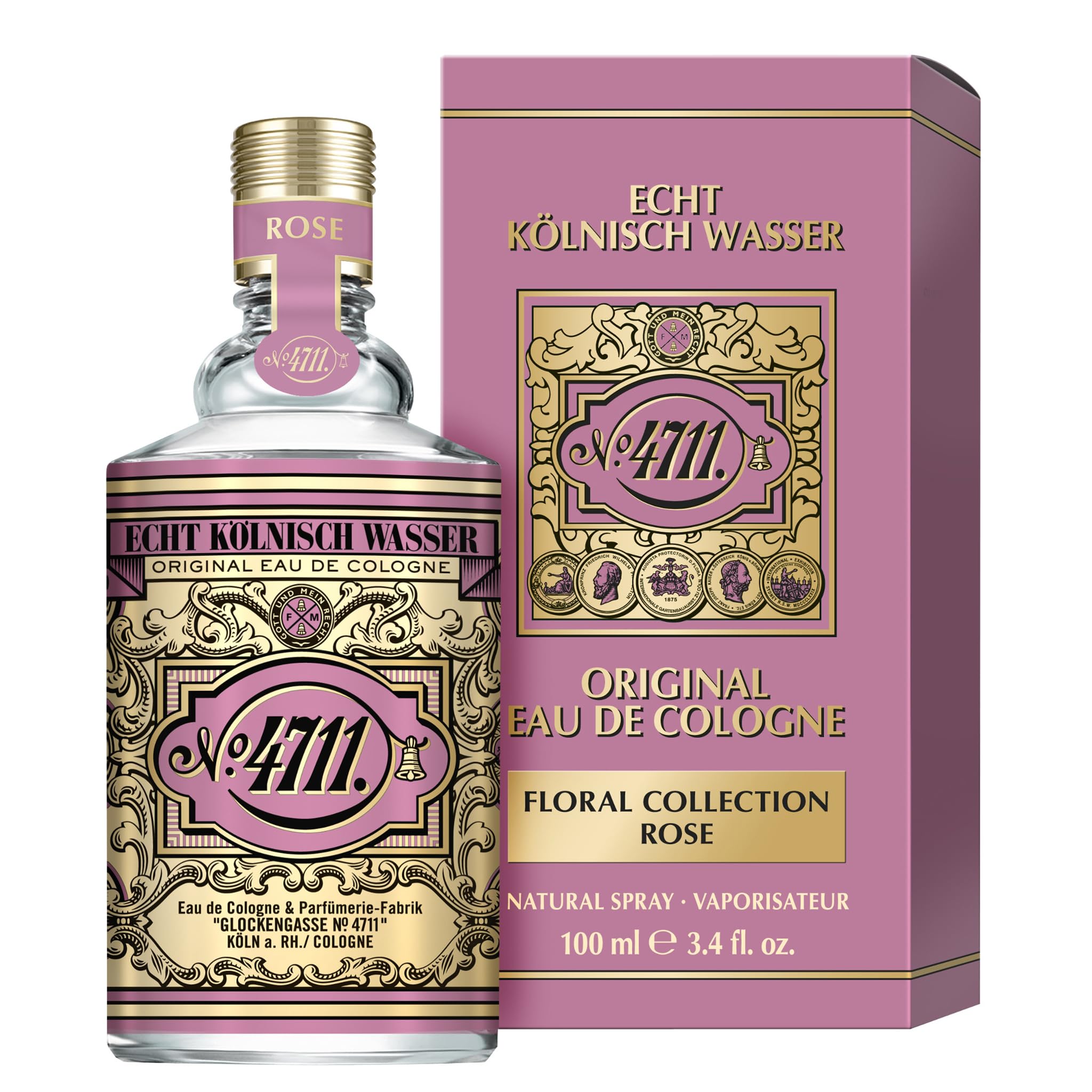 Foto 3 pulgar | Perfume 4711 Floral Collection Rose Edc 100 Ml Para Mujer - Venta Internacional.