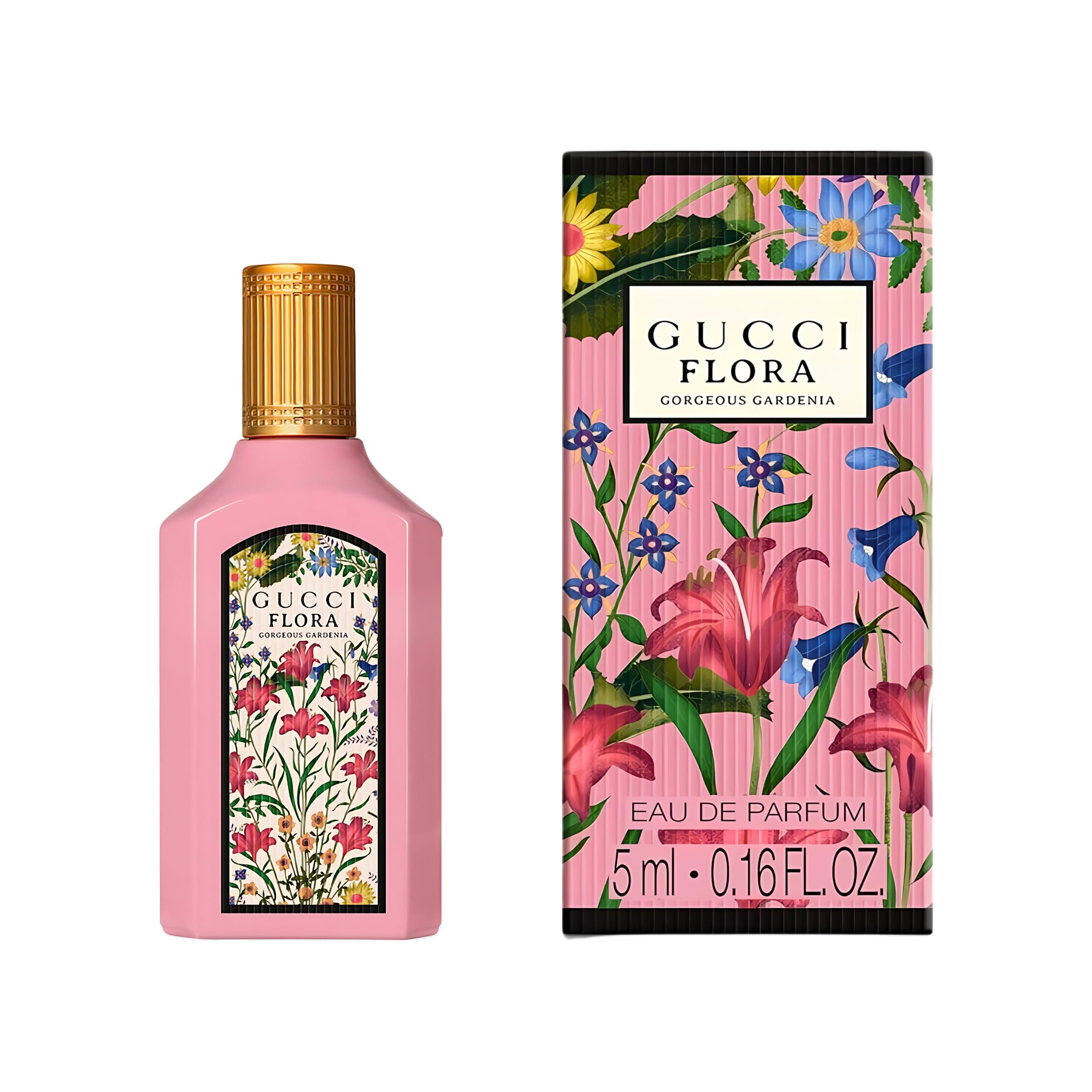 Perfume Gucci Flora Gorgeous Gardenia, Eau De Parfum, 5 Ml, Tamaño Mini - Venta Internacional.