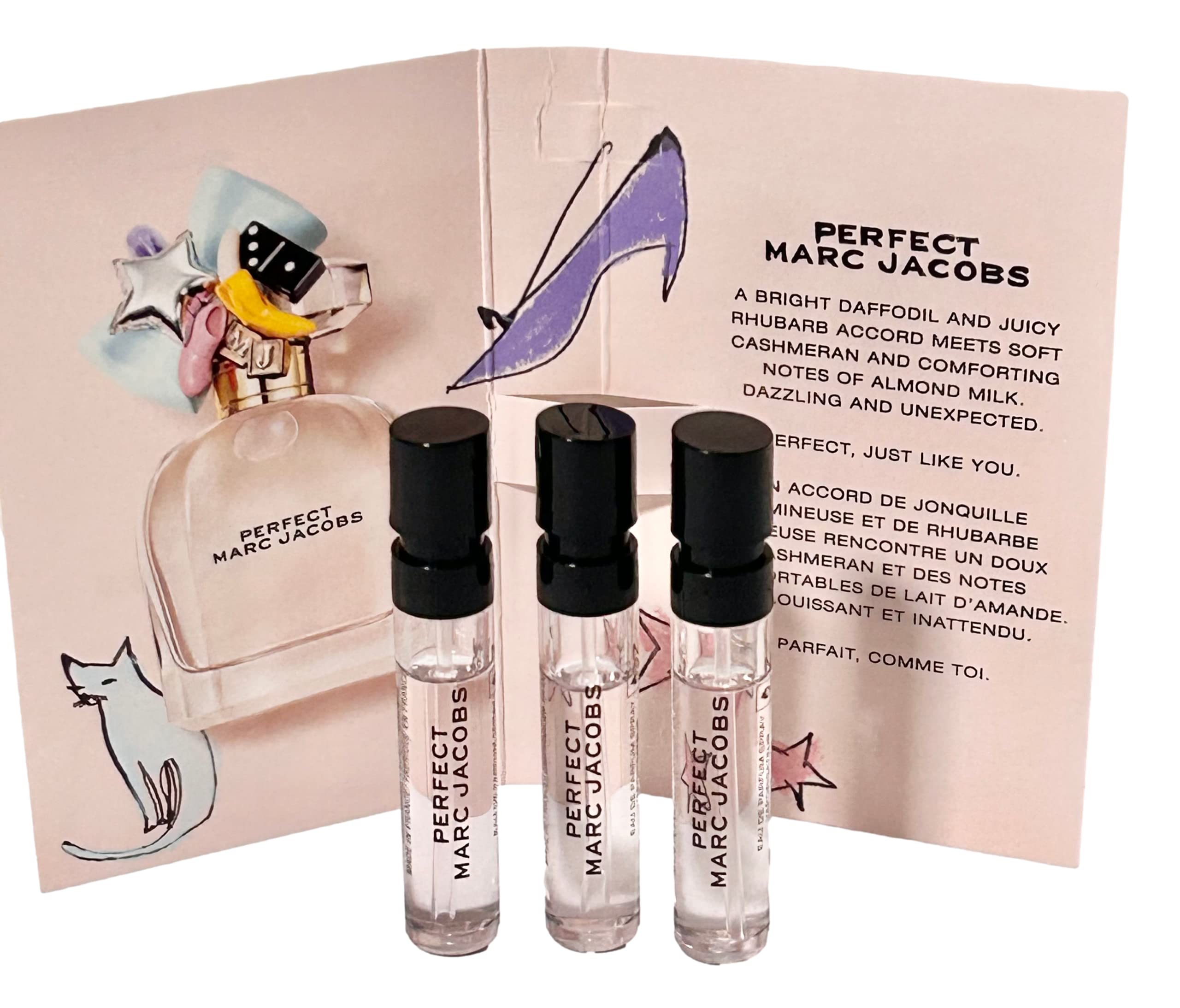Foto 2 | Perfume Marc Jacobs Perfect Edp 1,2 Ml Para Mujer, Juego De 3 - Venta Internacional.